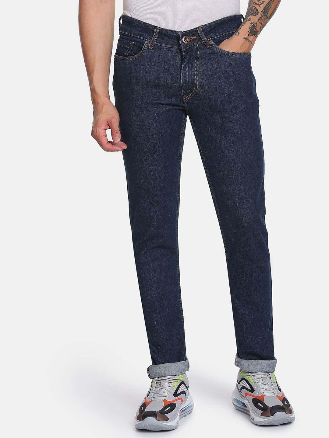 Flying Machine Jackson Skinny Fit Rinsed Jeans - view 1
