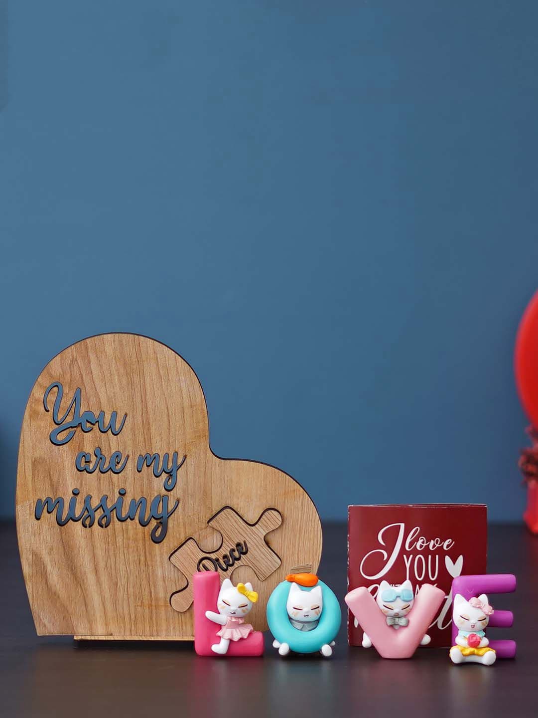 Artisyn Red & Brown 3 Pcs Valentine's Day Gift Set - view 1