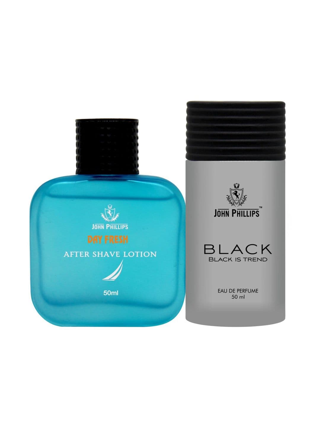 JOHN PHILLIPS Set of Day Fresh After Shave Lotion 50 ml + Black Is Trend EDP 50 ml - view 1