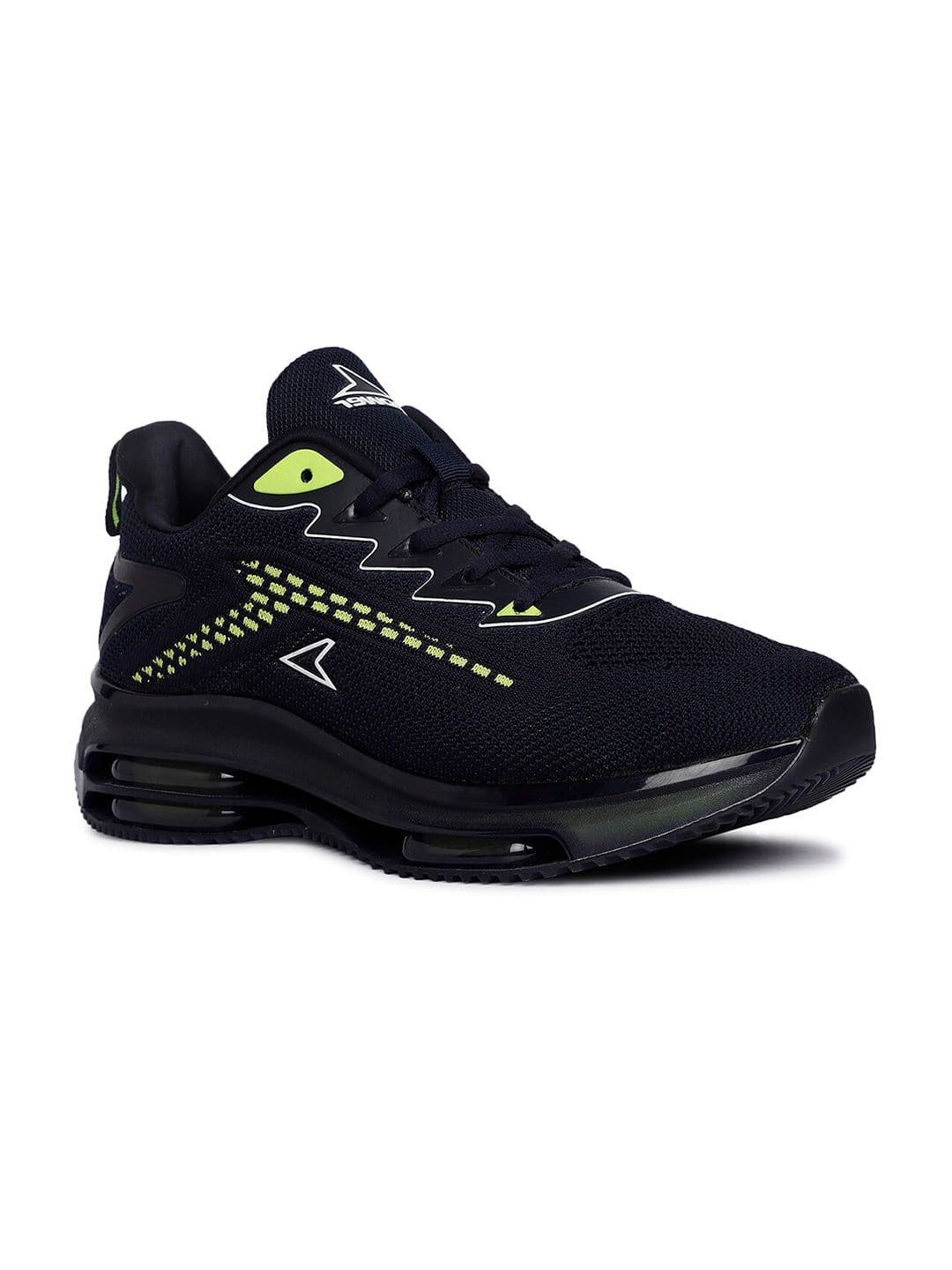 Power Men Lace-Ups Textile Running Non-Marking Sports Shoes - view 1