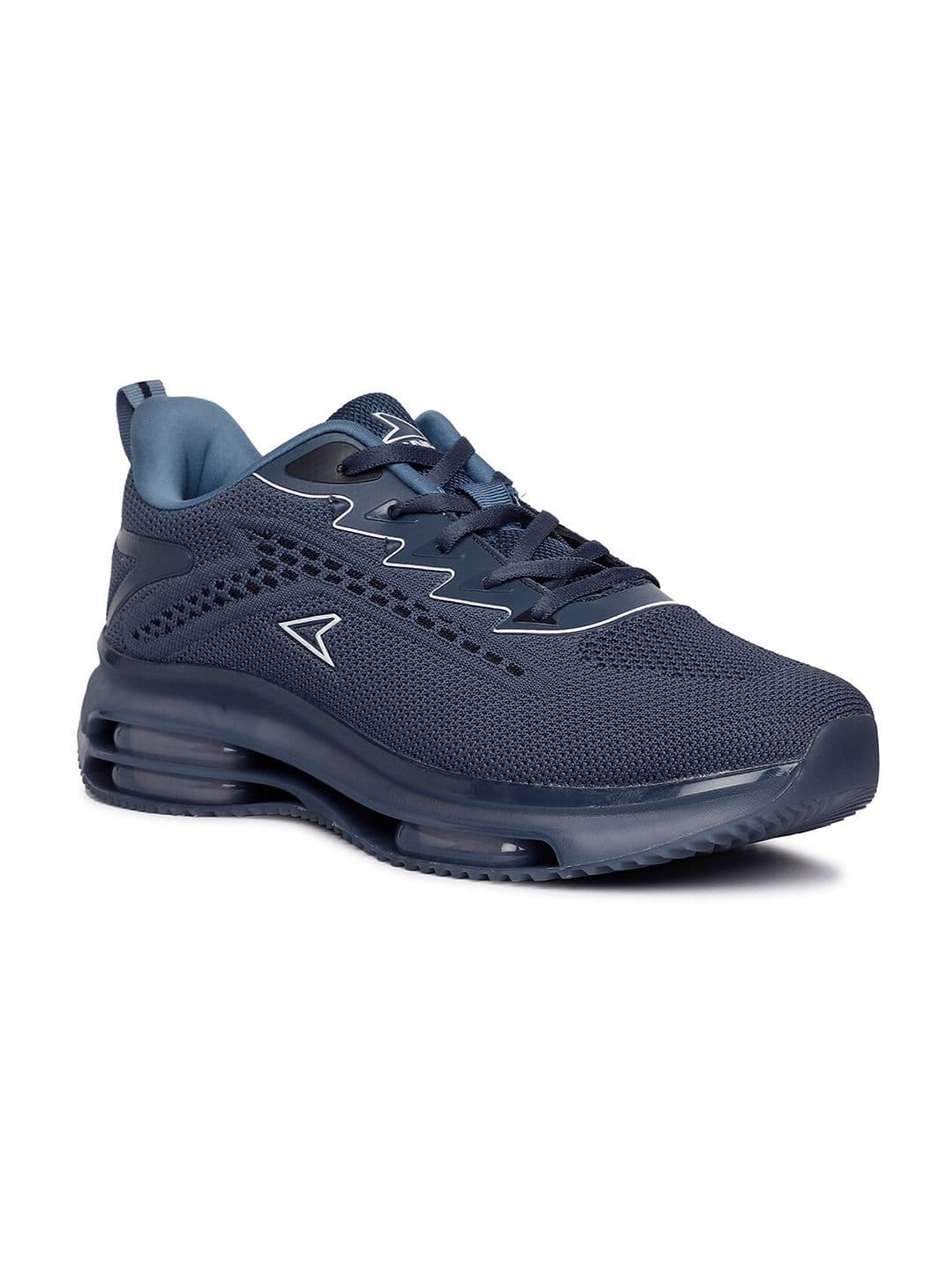 Power Men Lace-Ups Textile Running Non-Marking Sports Shoes - view 1