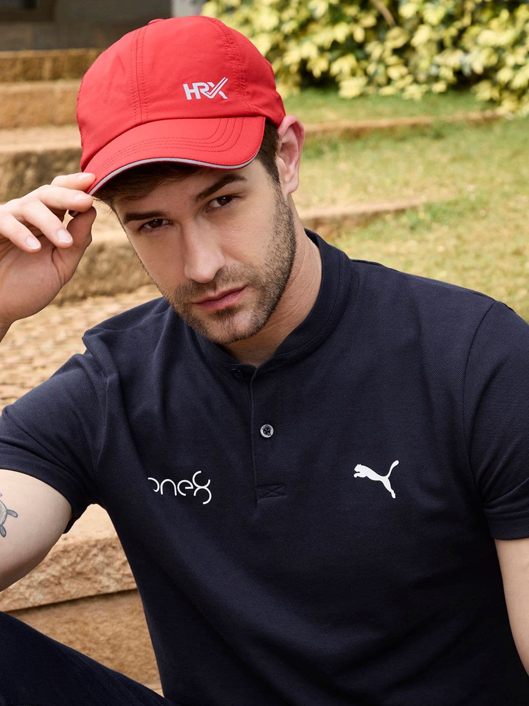 HRX by Hrithik Roshan Men Red Solid Lifestyle Cap - view 1
