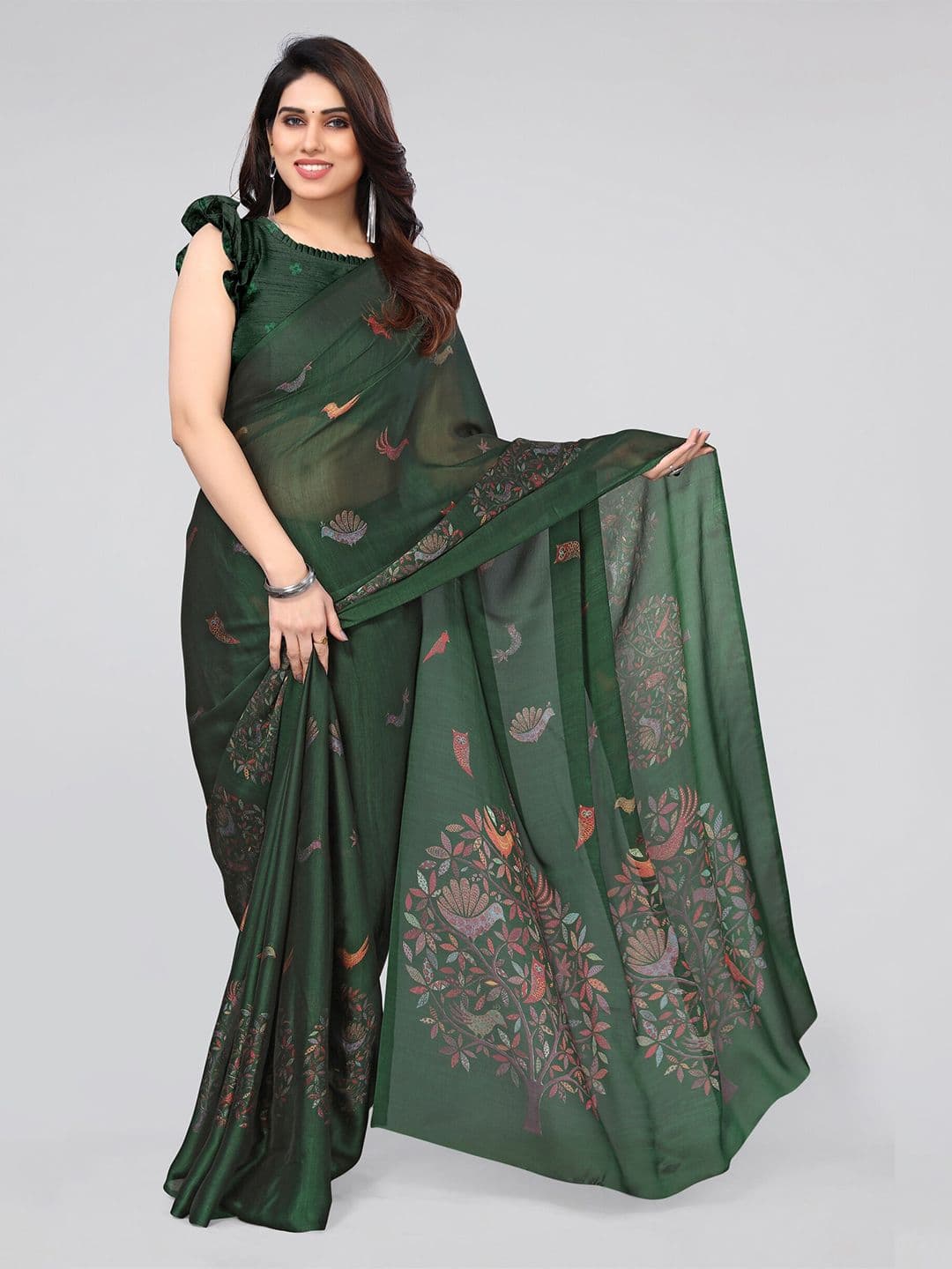MIRCHI FASHION Ethnic Motifs Printed Saree - view 1