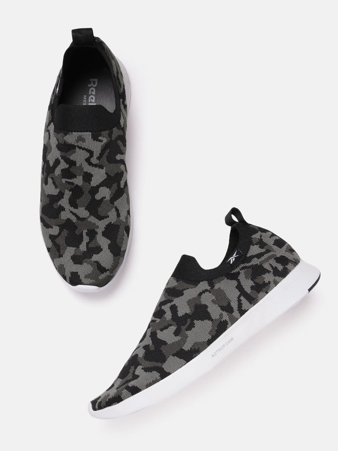 Reebok Men Camouflage Printed Walkway Comfy Renew Walking Shoes - view 1