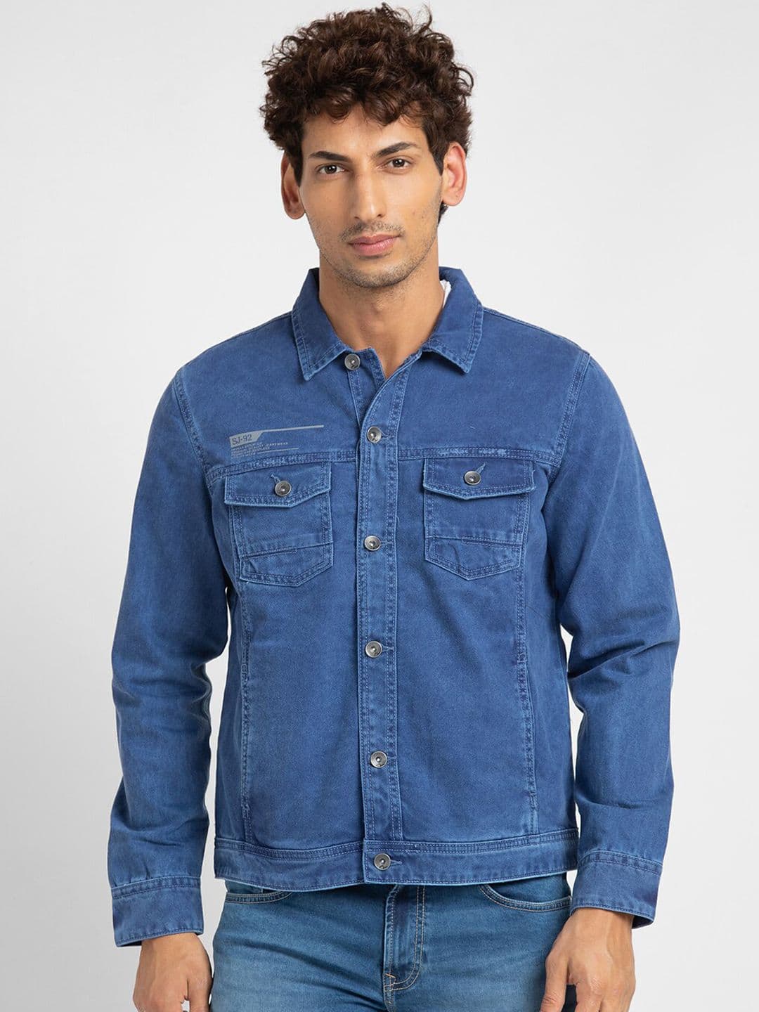 SPYKAR Men Slim Fit Denim Jacket - view 1