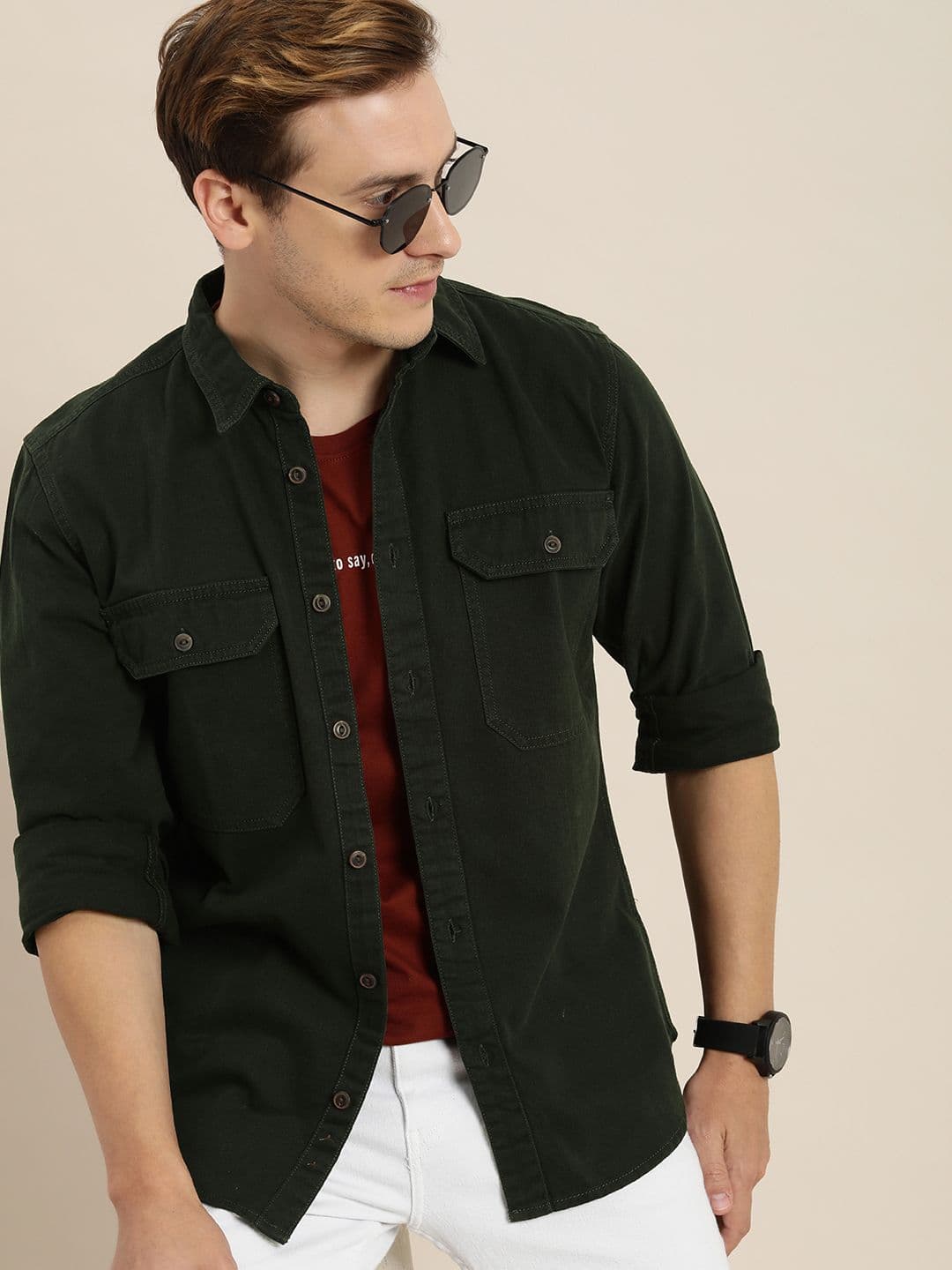 Moda Rapido Casual Pure Cotton Shirt - view 1