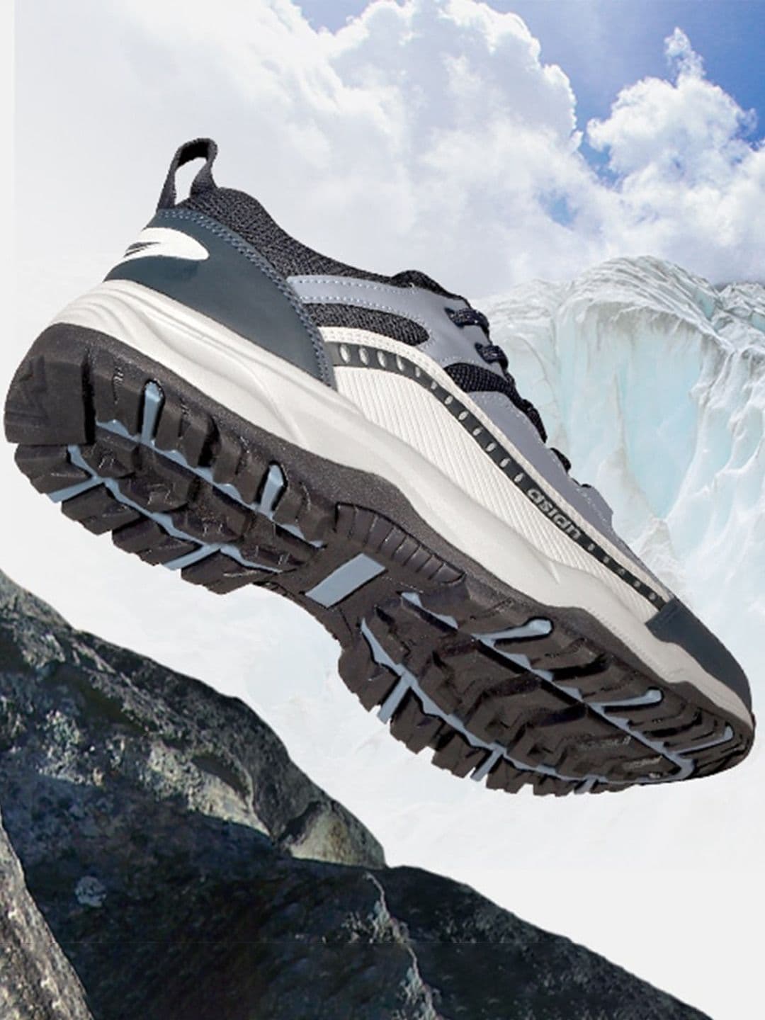 ASIAN Men Mesh Running Non-Marking Sports Shoes - view 1