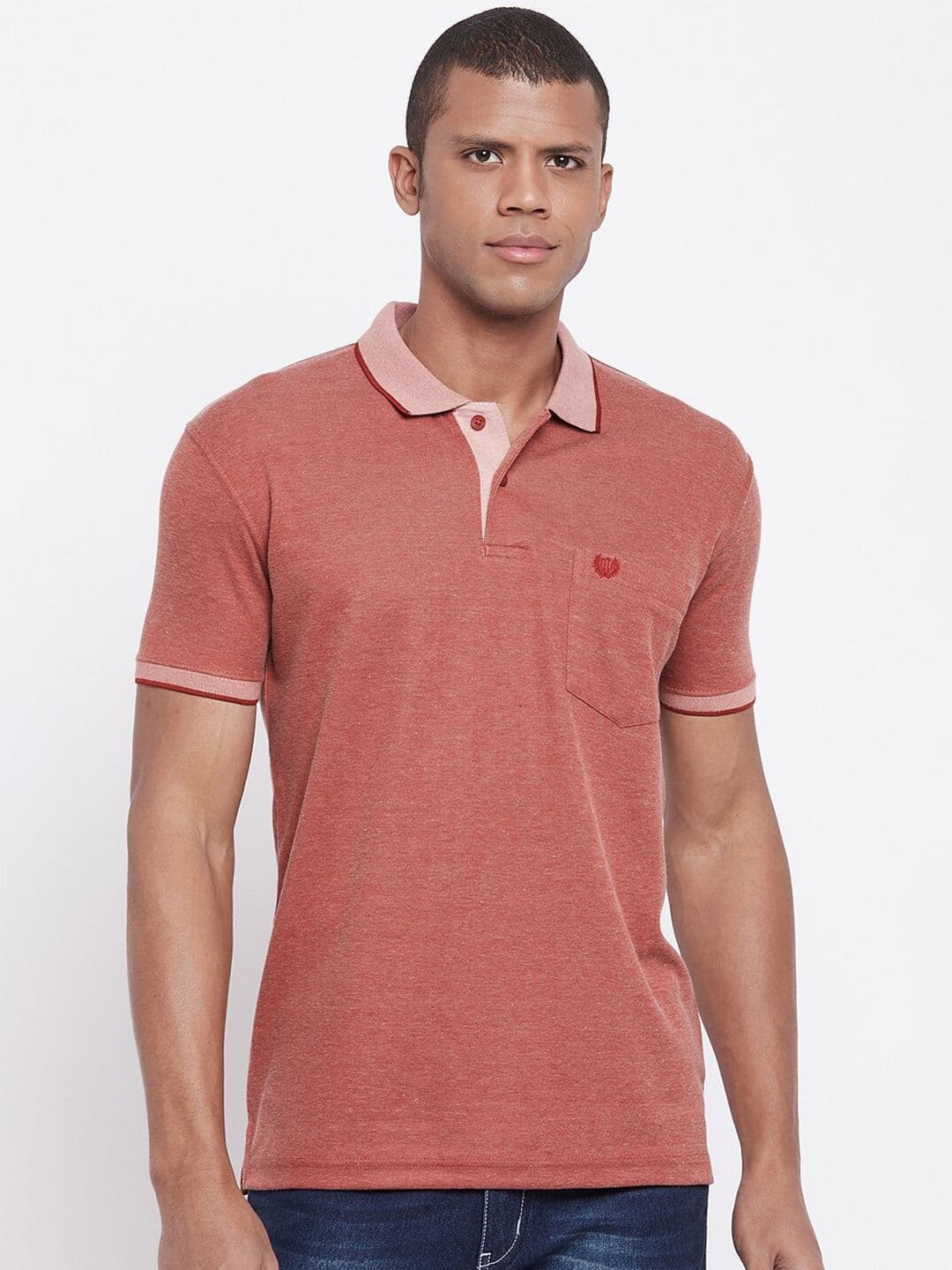 Duke Polo Collar Cotton T-shirt - view 1