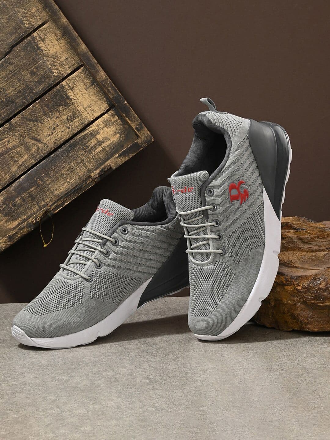 BIRDE Men Mesh Memory Foam Running Non-Marking Shoes - view 1
