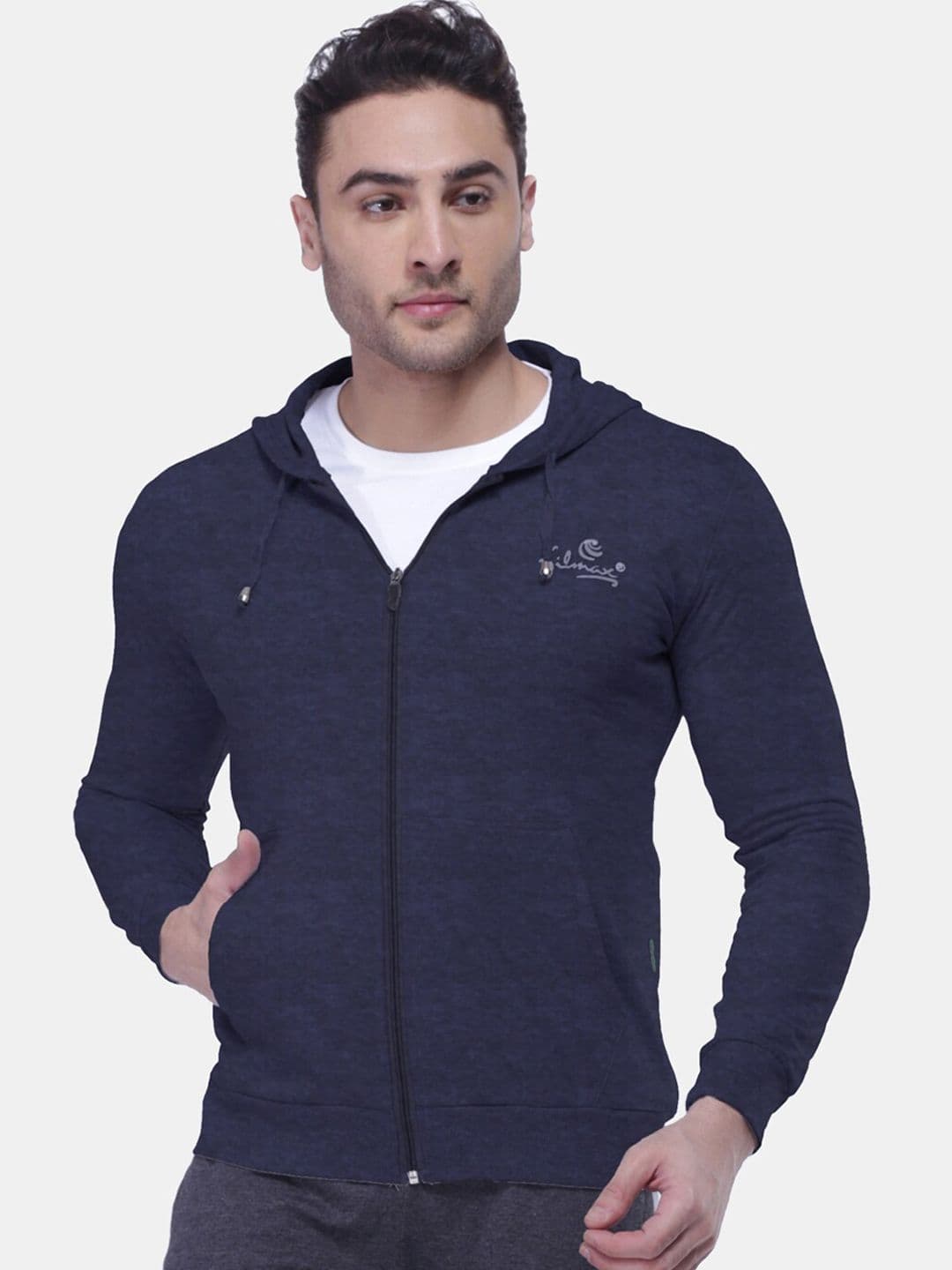 FILMAX ORIGINALS Men Cotton Long Sleeves Hooded Bomber Jacket - view 1