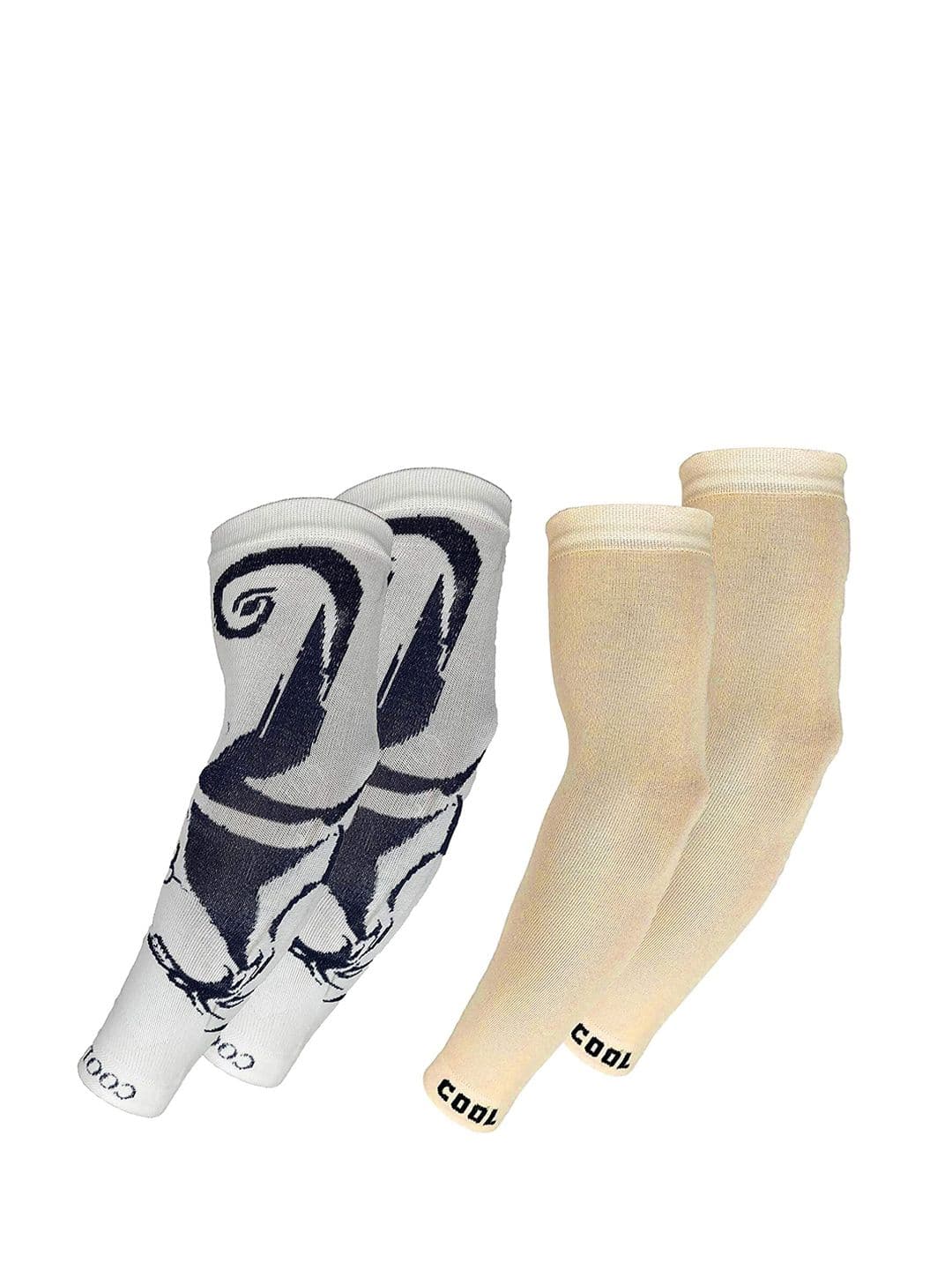 Aadikart Pack Of 2 Printed Sports Lightweight Breathable Arm Gloves - view 1