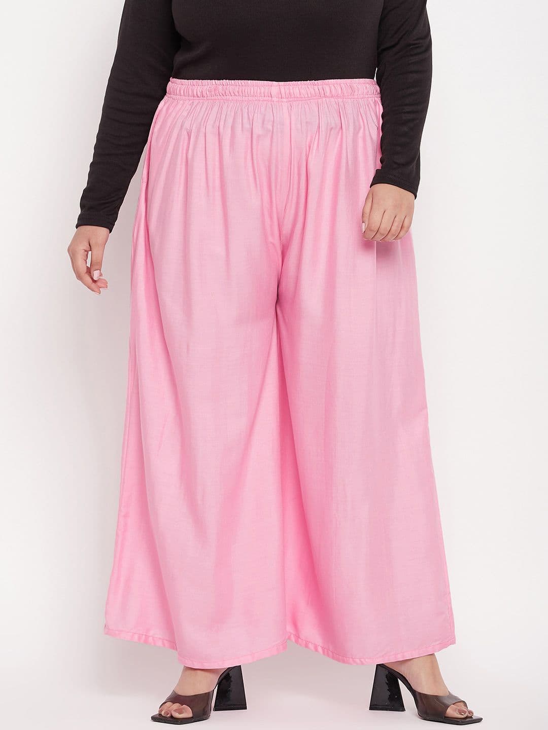 Clora Creation Women Plus Size Wide Leg Palazzos - view 1