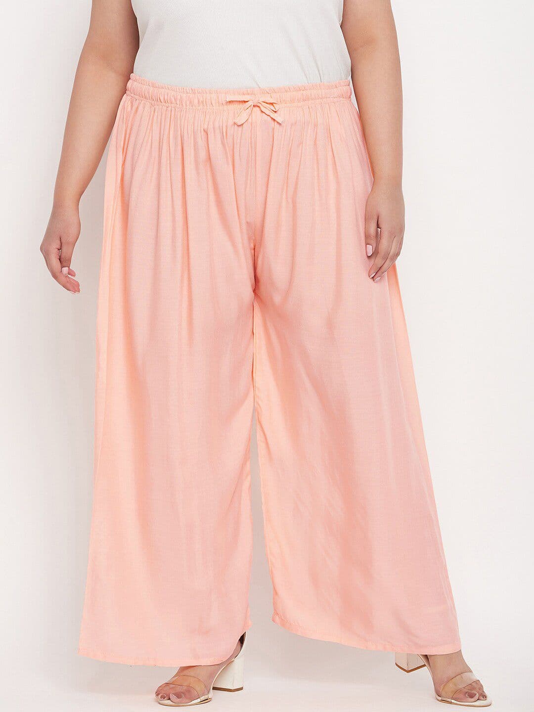 Clora Creation Plus Size Women Straight Fit Palazzos - view 1