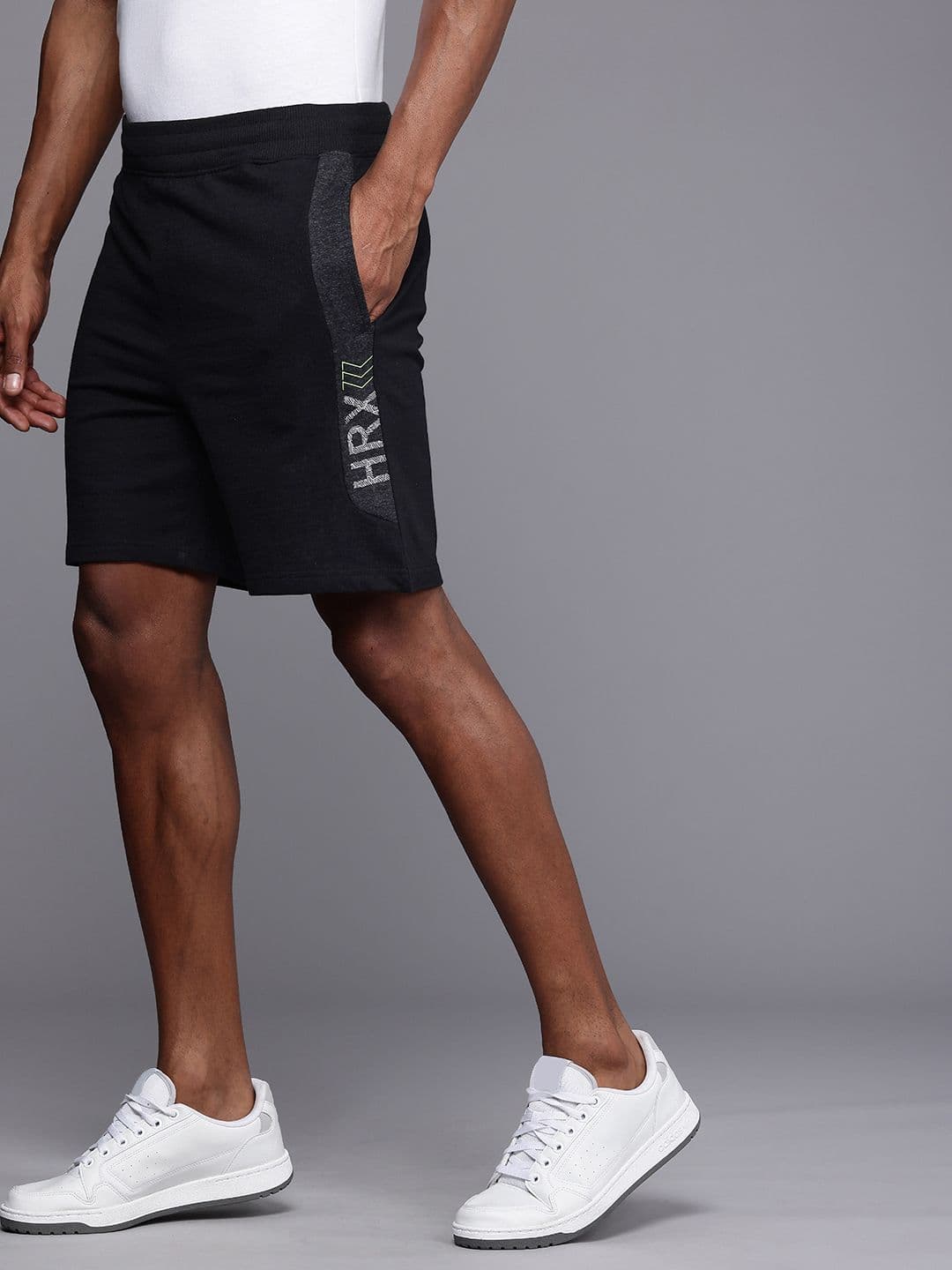 HRX by Hrithik Roshan Typography Printed Shorts