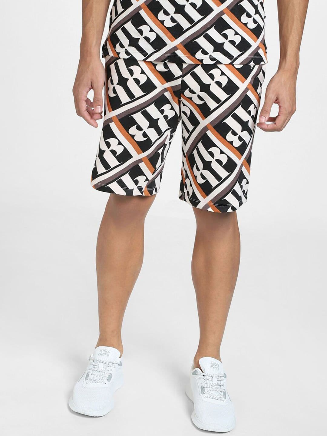 Jack & Jones Men Printed Cotton Sports Shorts - view 1