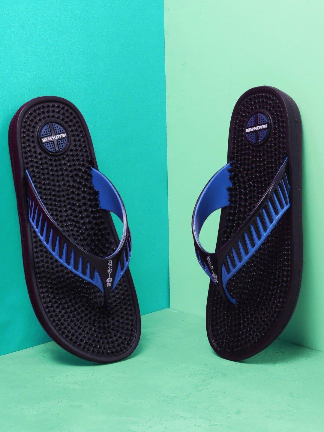 Action EVA Flotter Men Self Design Rubber Thong Flip-Flops - view 1