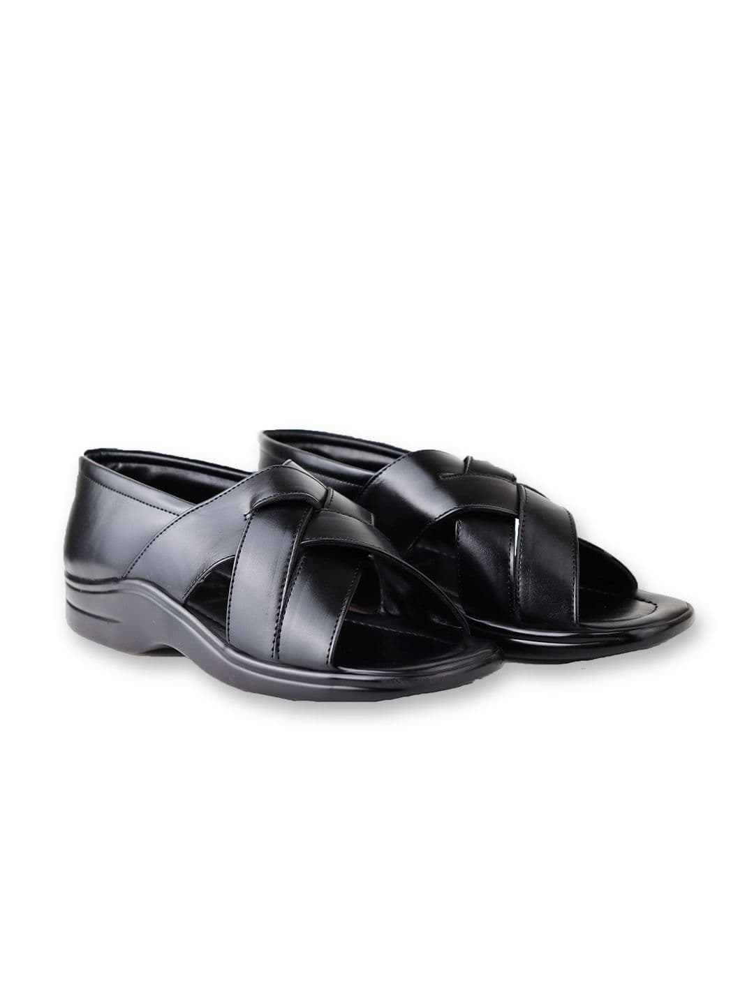 HikBi Lightweight Closed Back Slip On Leather Shoe-Style Sandals - view 1