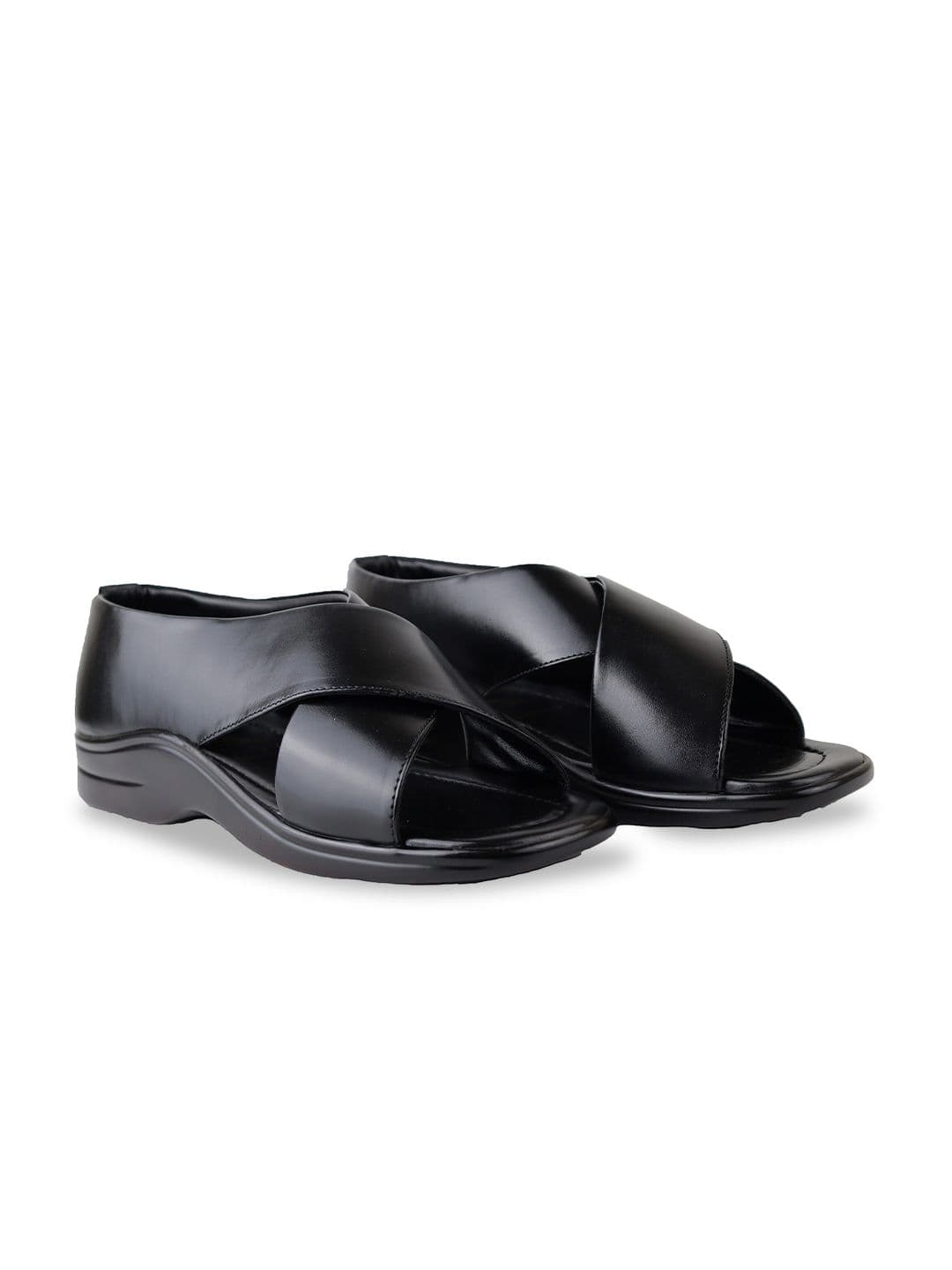HikBi Lightweight Leather Close Back Slip on Shoe-Style Sandals - view 1