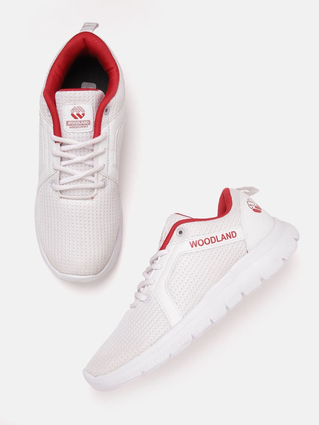 Woodland Men Woven Design Running Shoes - view 1