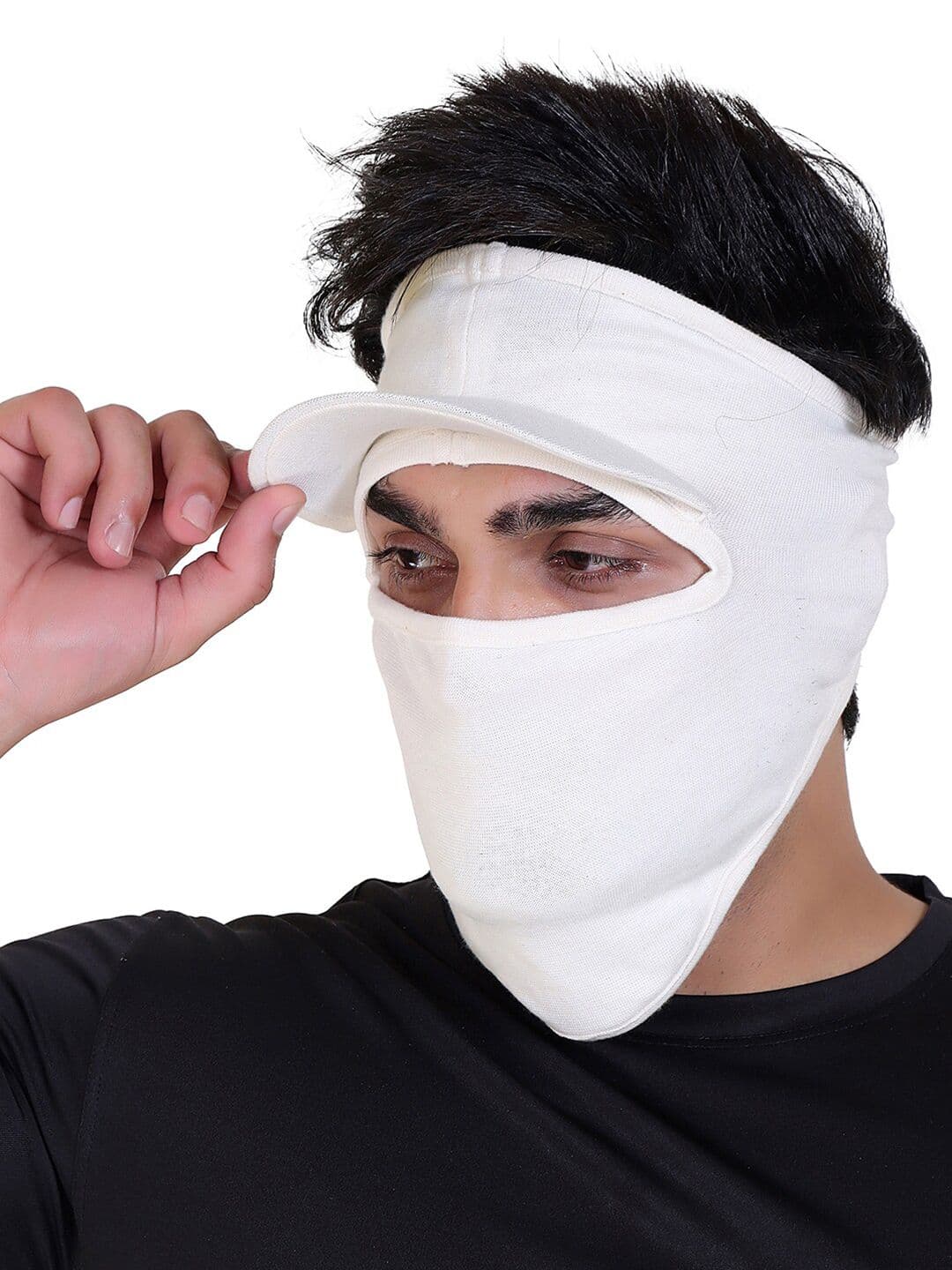 Gajraj Cotton Strechable Full Face Masks With Visor - view 1
