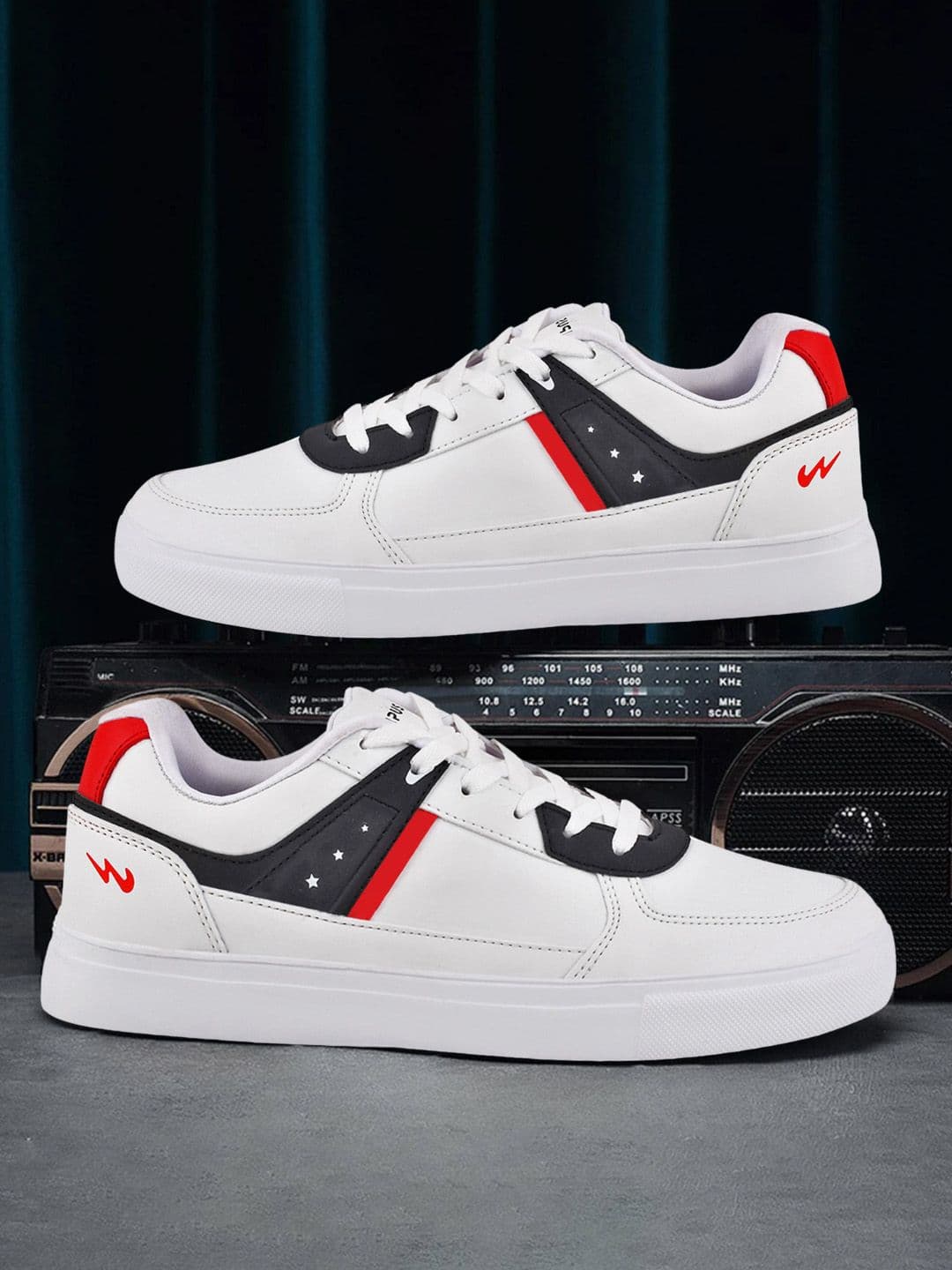 Campus Men OG-02 Textured Padded Insole Basics Sneakers - view 1