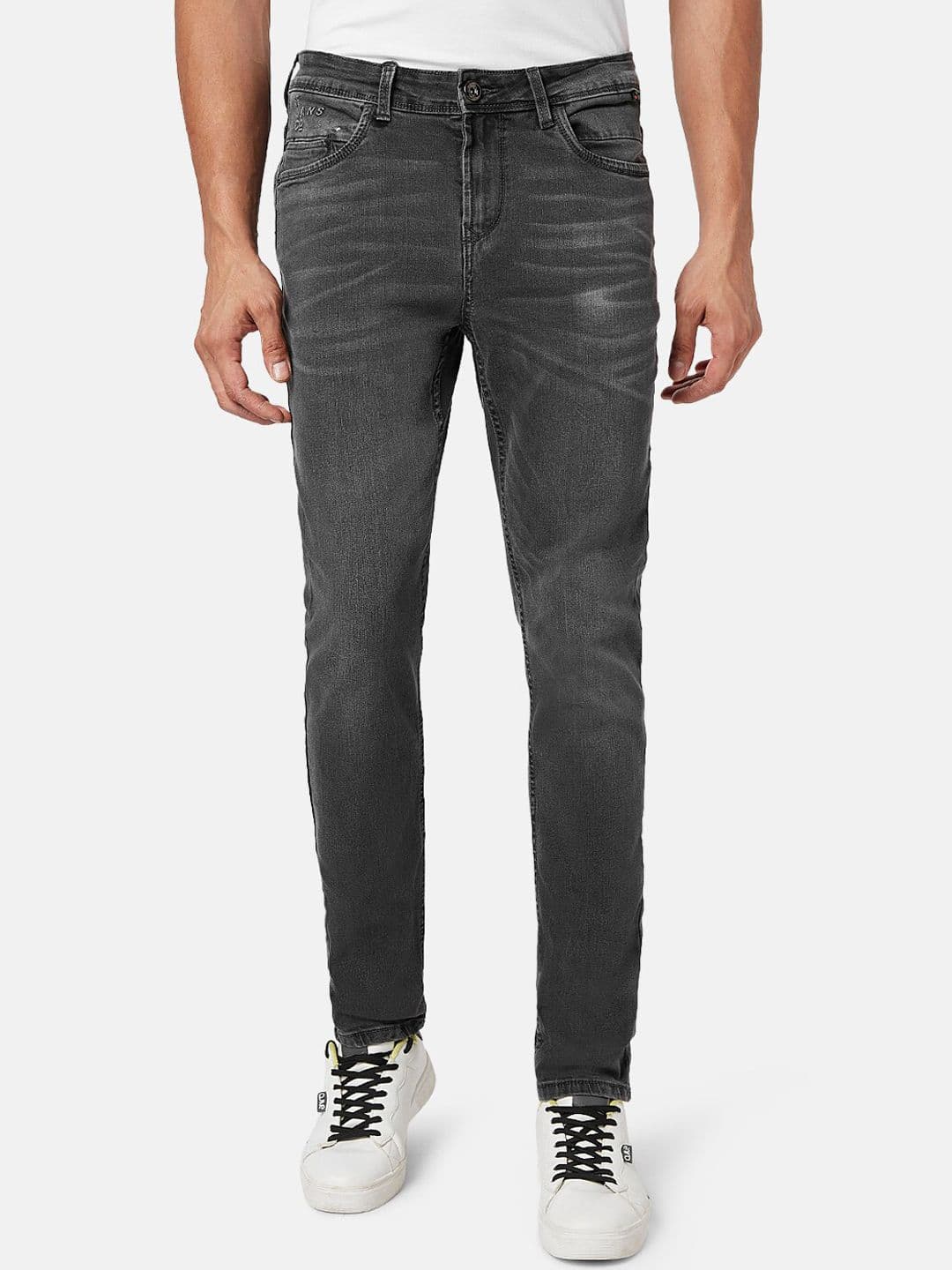SF JEANS by Pantaloons Men Skinny Fit Mid-Rise Light Fade Jeans - view 1