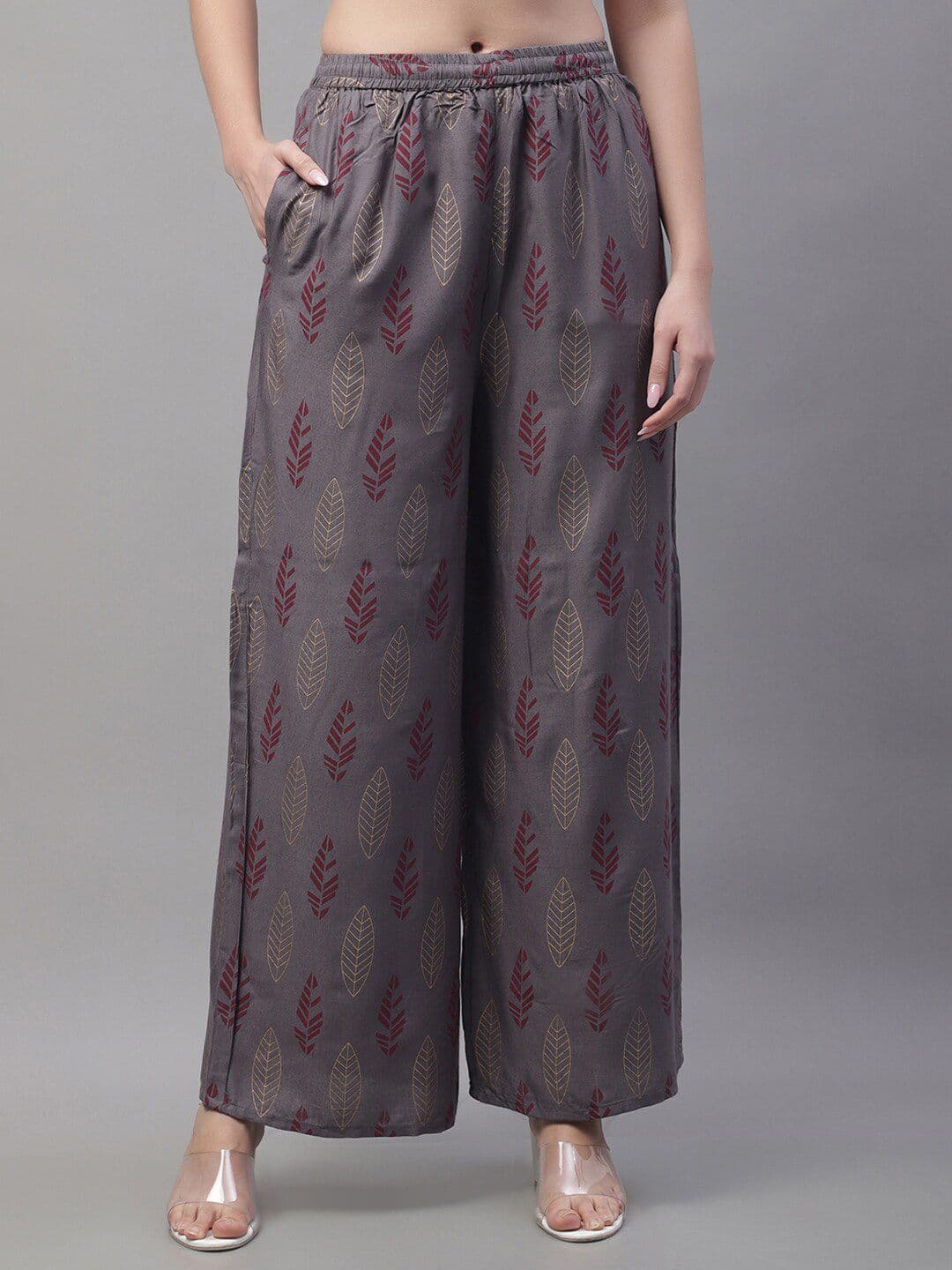 Pistaa Women Floral Printed Straight Palazzos - view 1