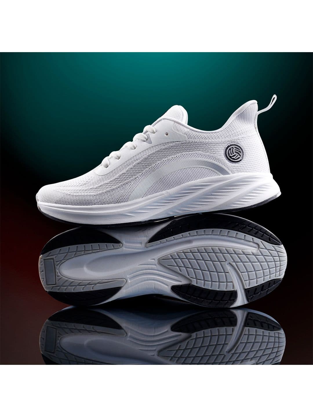 bacca bucci Men White Mesh Training or Gym Non-Marking BBMG8213U Running Sports Shoes - view 1