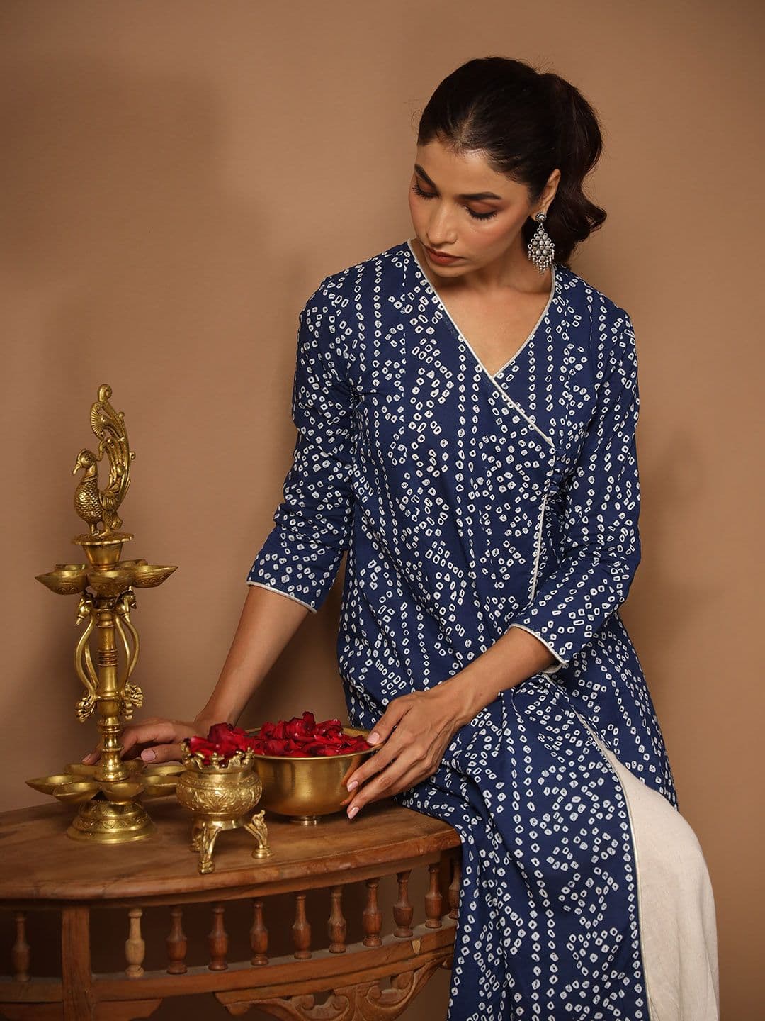 anayna Bandhani Printed Kurta - view 1