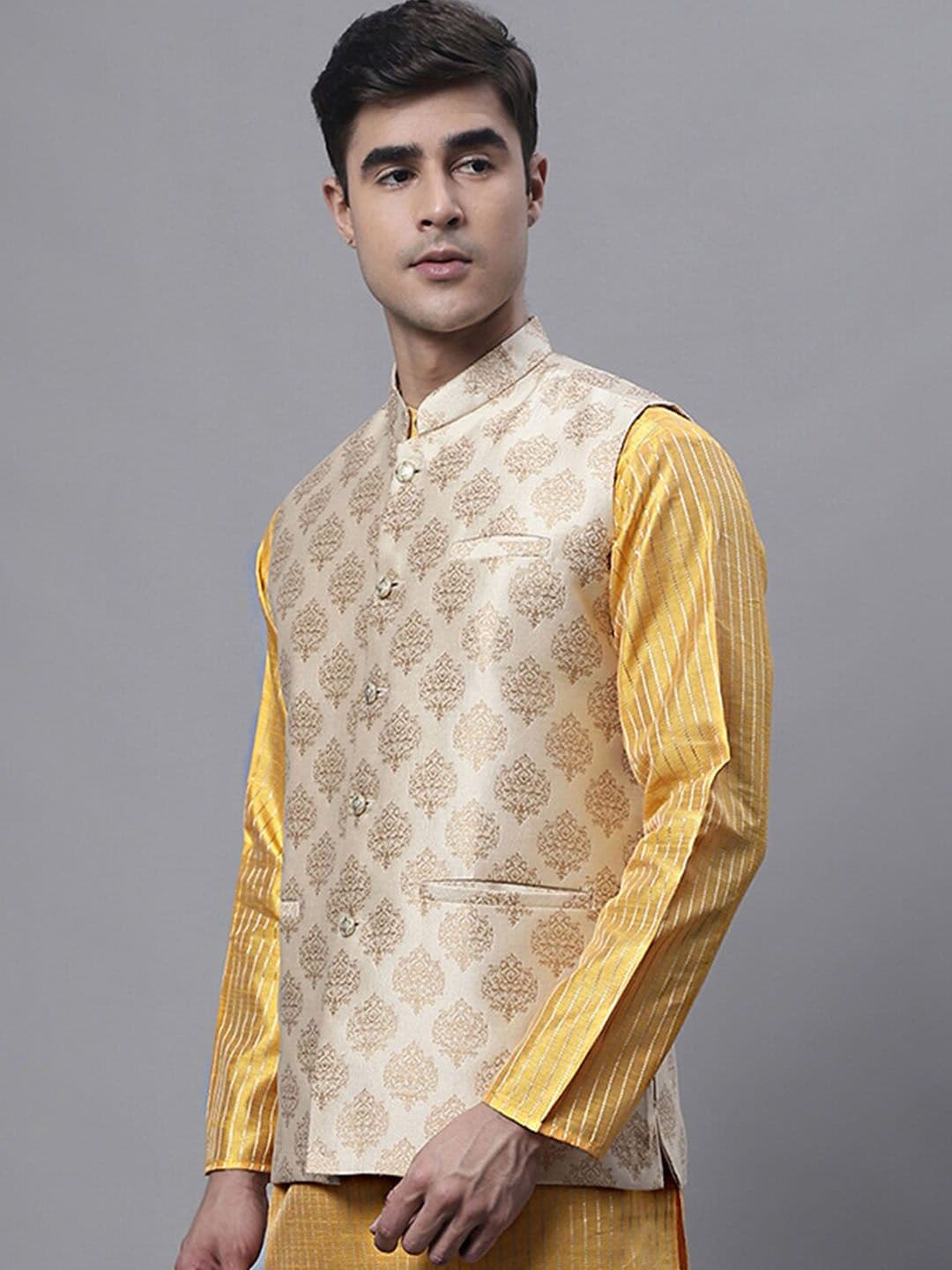 Jompers Printed Nehru Jackets - view 1