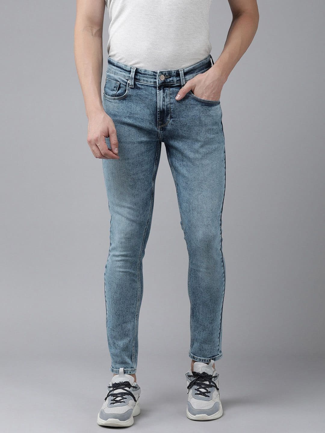 SPYKAR Men Kano Slim Fit Heavy Fade Stretchable Jeans - view 1