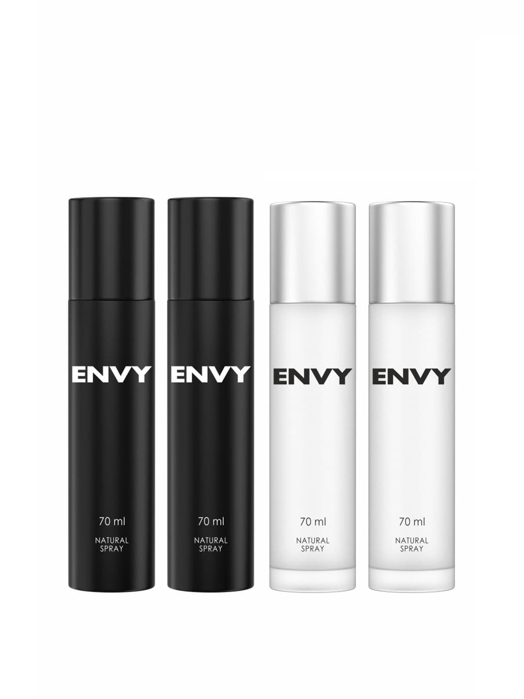 Envy Set of 2 Men & 2 Women Long Lasting Natural Sprays - 70 ml Each - view 1