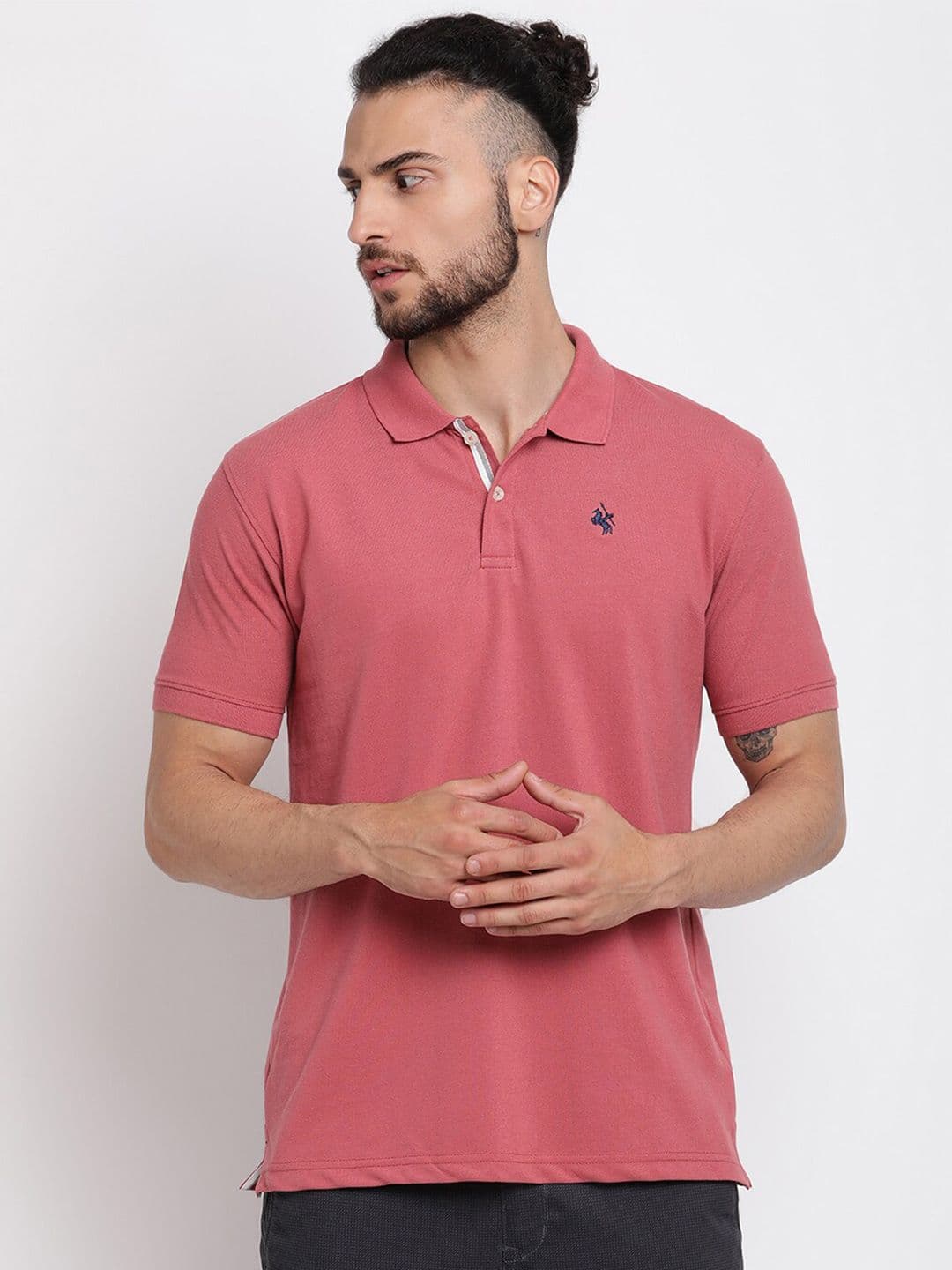 Cantabil Polo Collar Lightweight Cotton T-shirt - view 1
