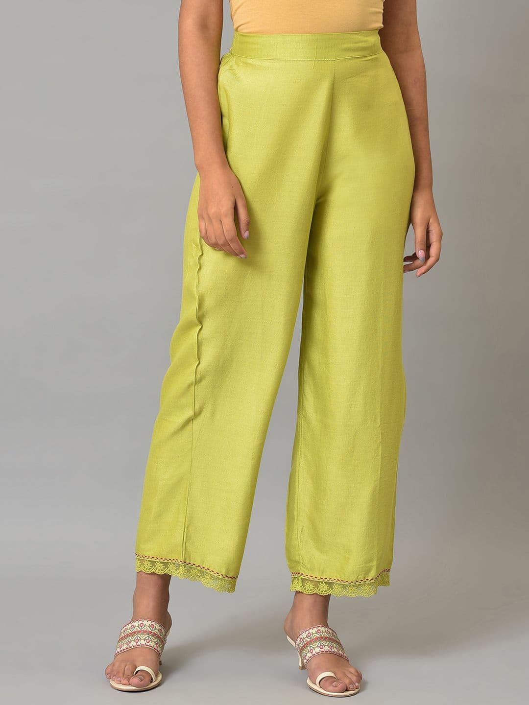 W Women Straight Fit Palazzos - view 1
