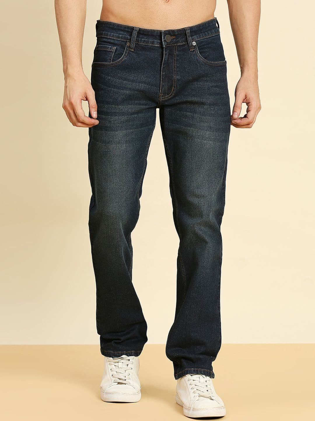 Moda Rapido Men Smart Slim Fit Light Fade Stretchable Jeans - view 1