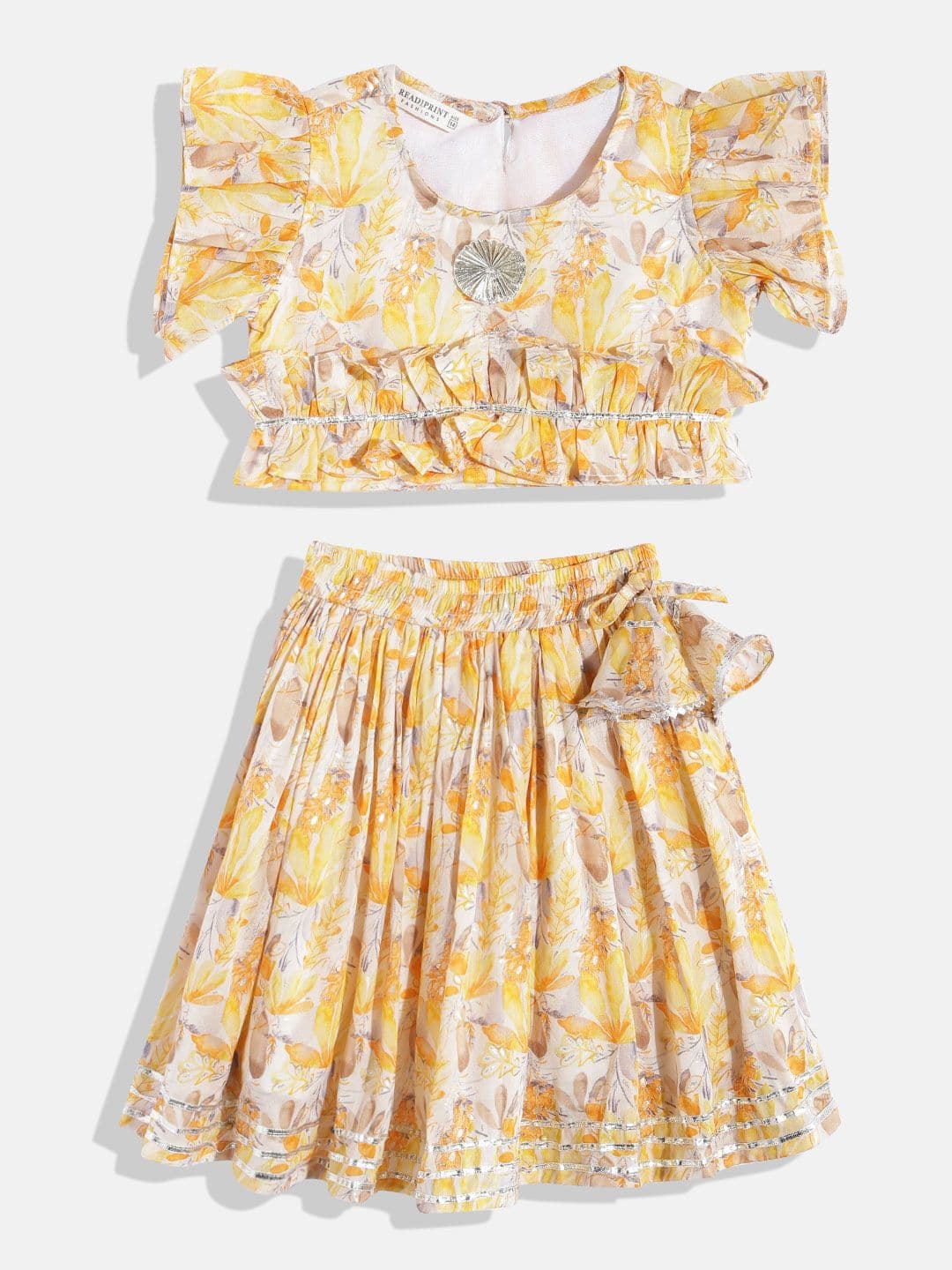 Readiprint Girls Printed Ready to Wear Lehenga & - view 1