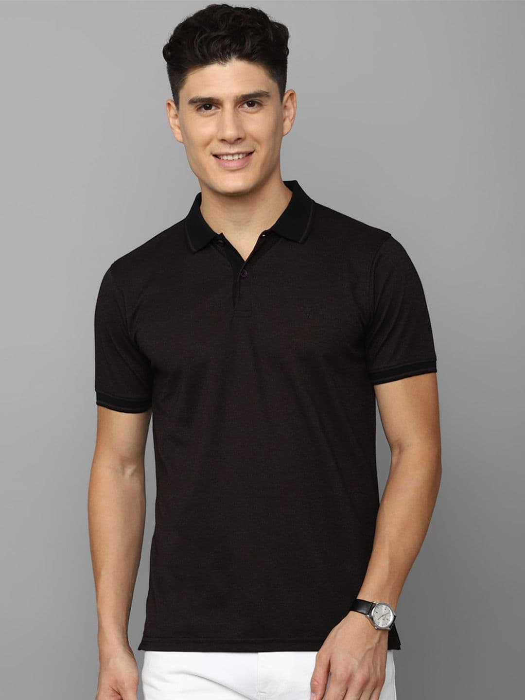 Allen Solly Polo Collar Pure Cotton T-Shirt - view 1