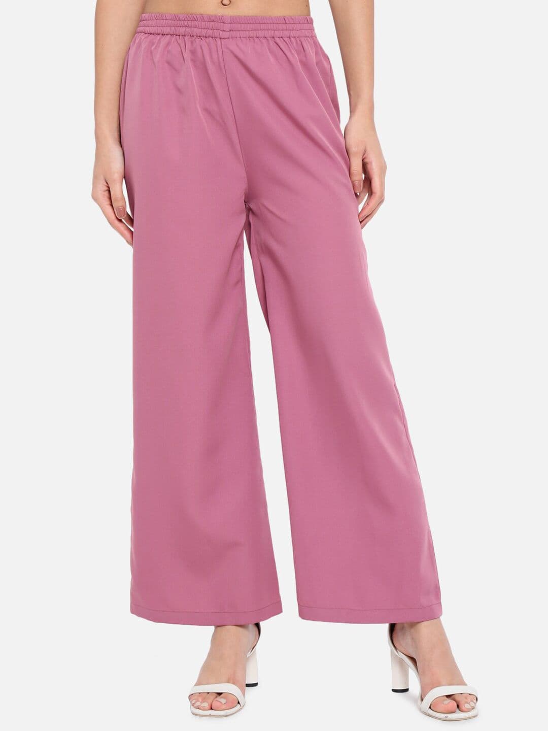 ALL WAYS YOU Women Elasticated Slip-On Wide-Leg Palazzos - view 1