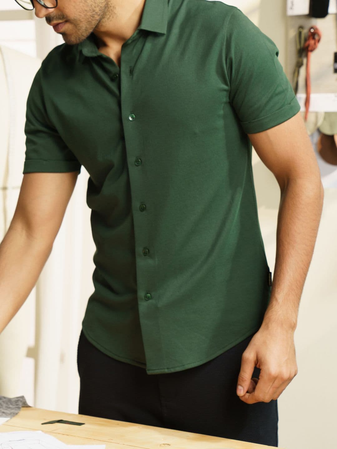 DAMENSCH Men Constant Cotton Thermo-regulating Pique Shirt - view 1