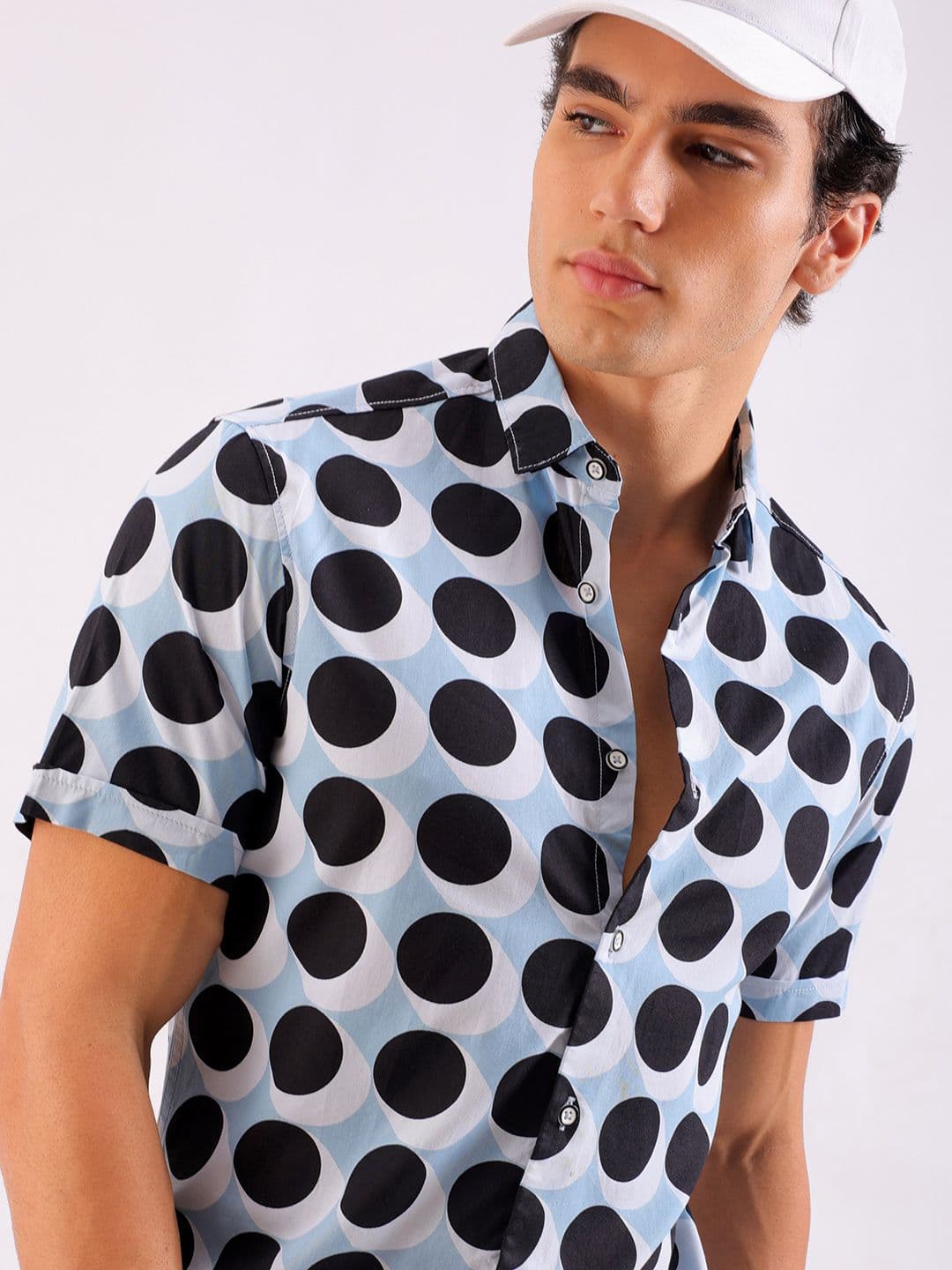 The Indian Garage Co Men Slim Fit Geographic Printed Resortwear Shirt - view 1