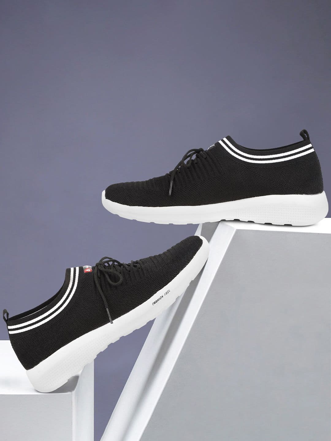 Aqualite Men Elastic Fit Technology Non-Marking Walking Sports Shoes - view 1