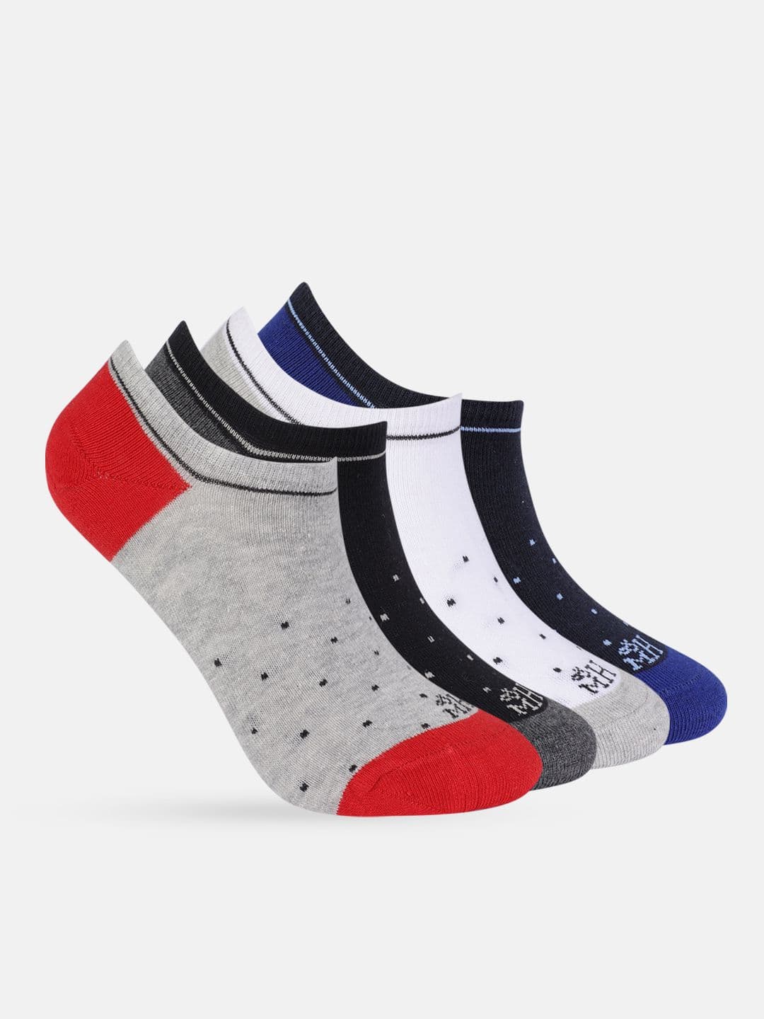 Mast & Harbour Men Set of 4 Patterned Shoe Liners - view 1