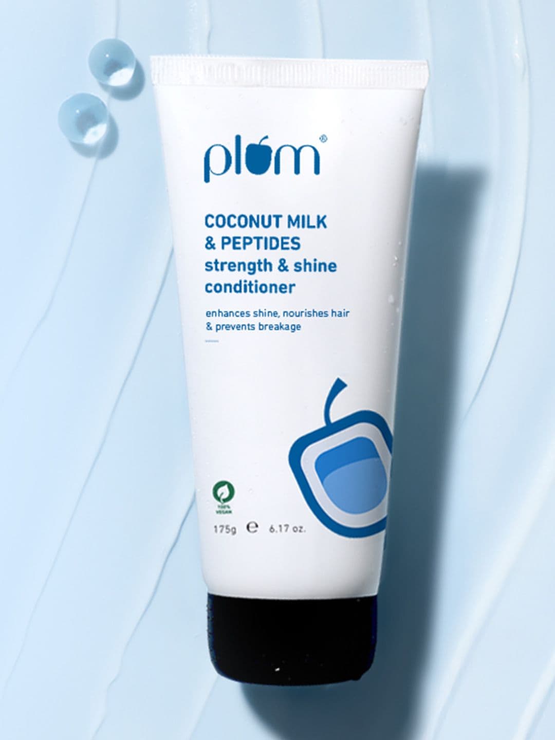 Plum Coconut Milk & Peptides Strength & Shine Conditioner For Prevents Hair Breakage175 gm - view 1