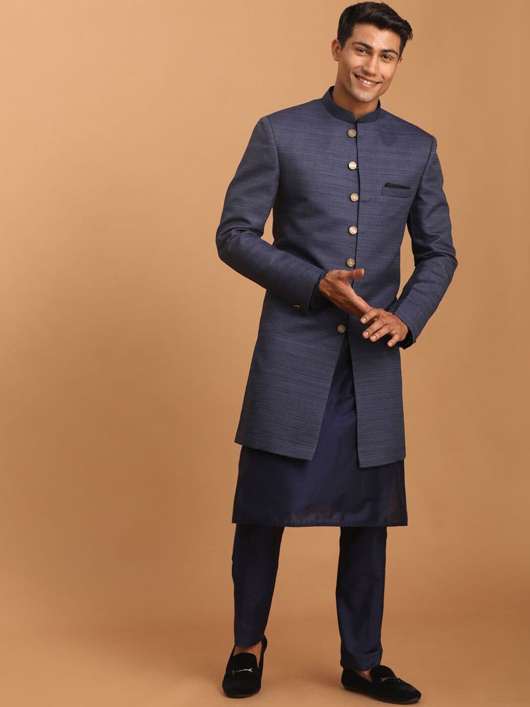 VASTRAMAY Indo Western Sherwani - view 1