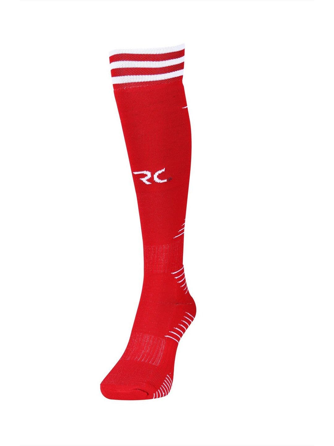 RC. ROYAL CLASS Red Patterned Football Knee-Length Socks - view 1