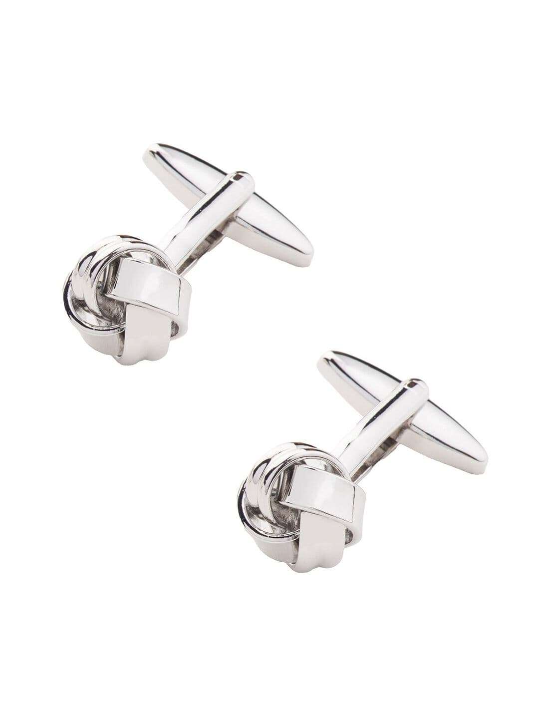 The Tie Hub Silver-Plated Cufflink - view 1