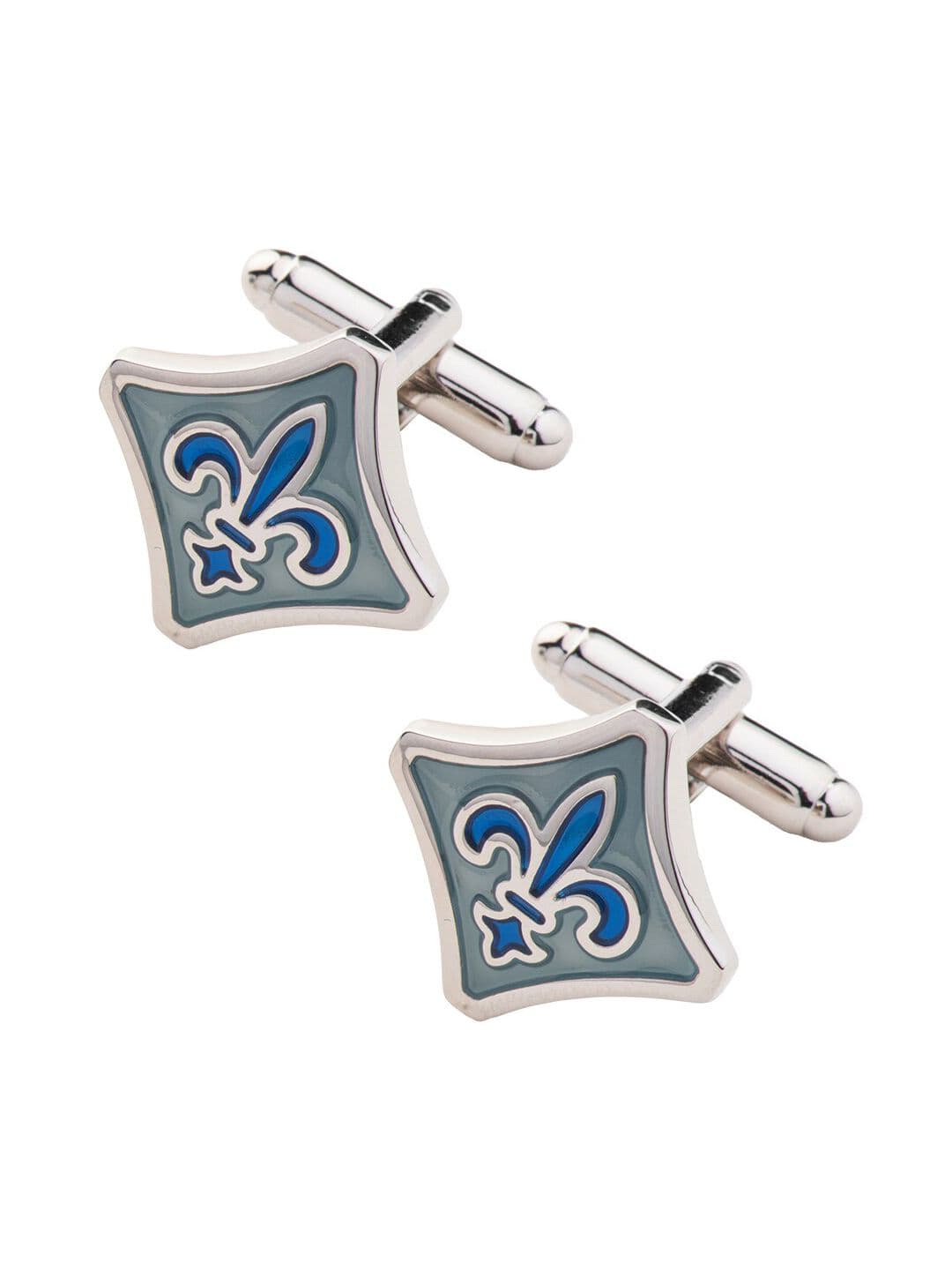 The Tie Hub Silver-Plated Cufflink - view 1