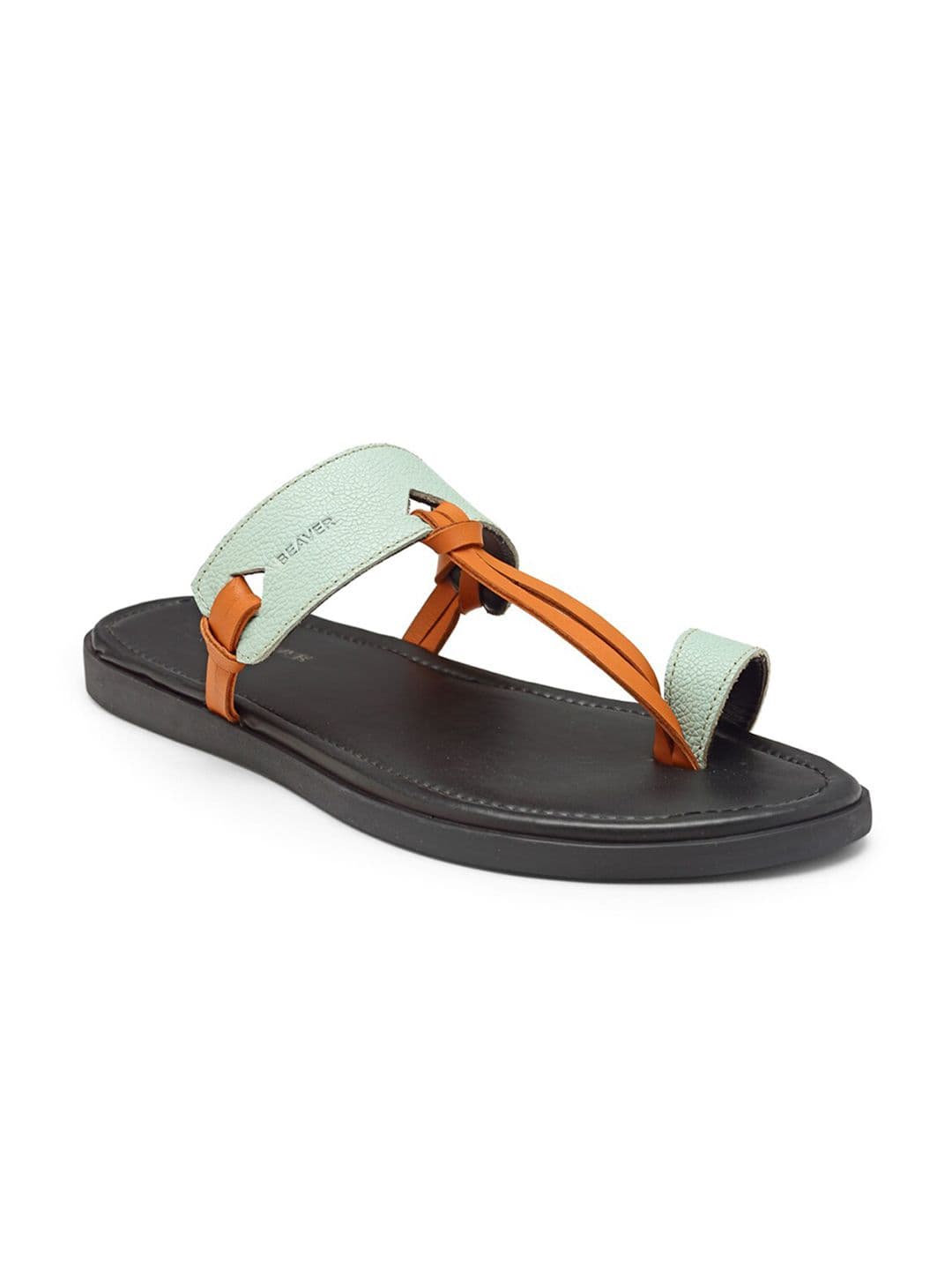 BEAVER Men One Toe Leather Comfort Sandals - view 1
