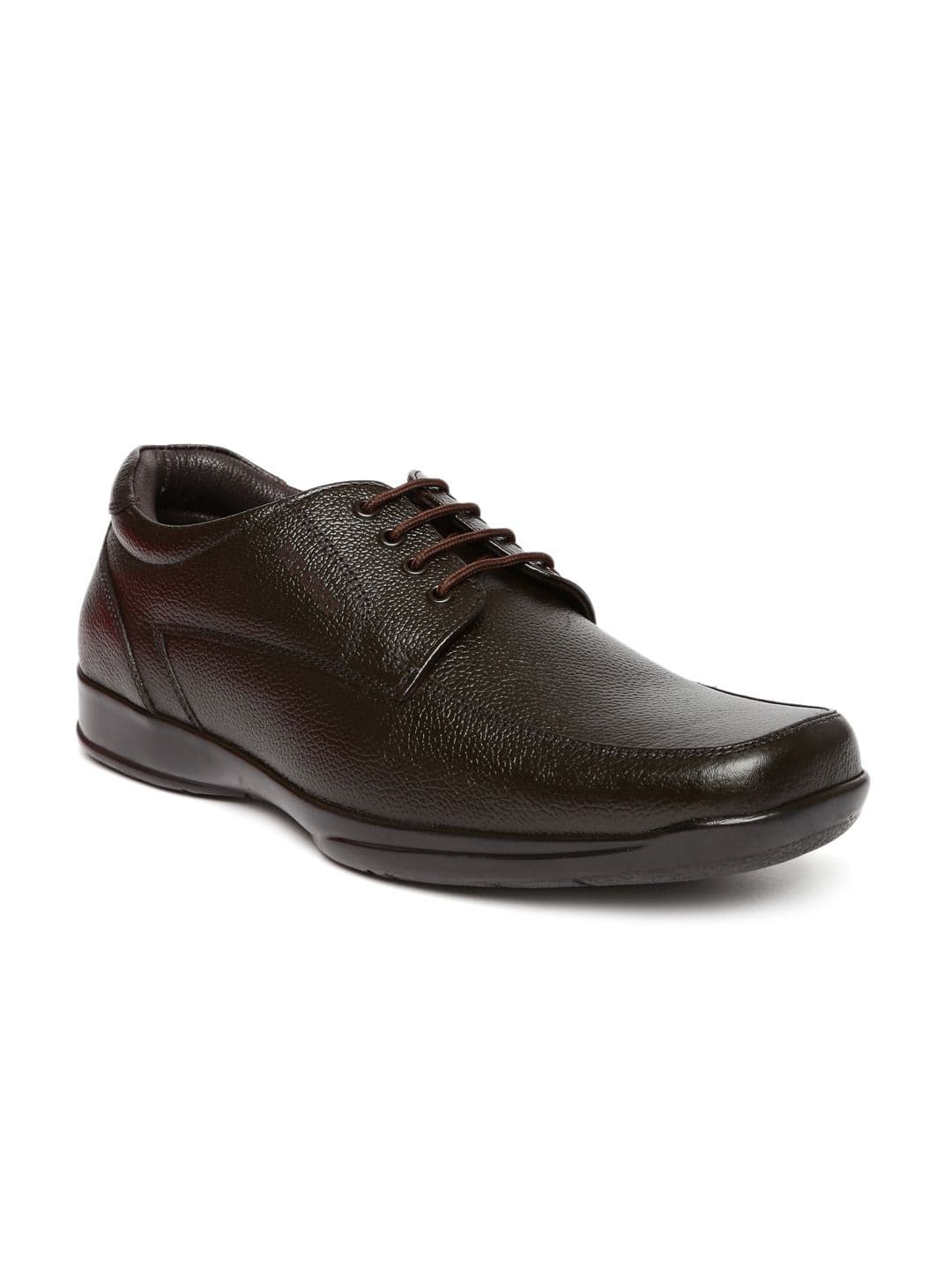 Red Chief Men Brown Leather Formal Derby Shoes - view 1