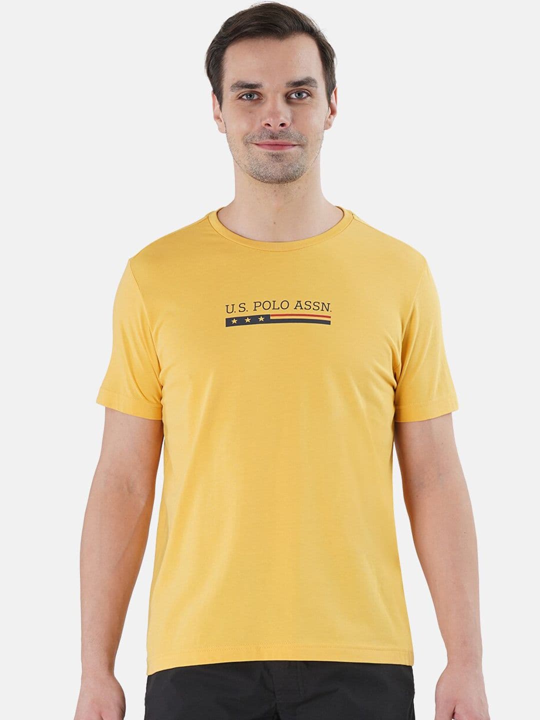 U.S. Polo Assn. Printed Pure Cotton Lounge T-shirts - view 1